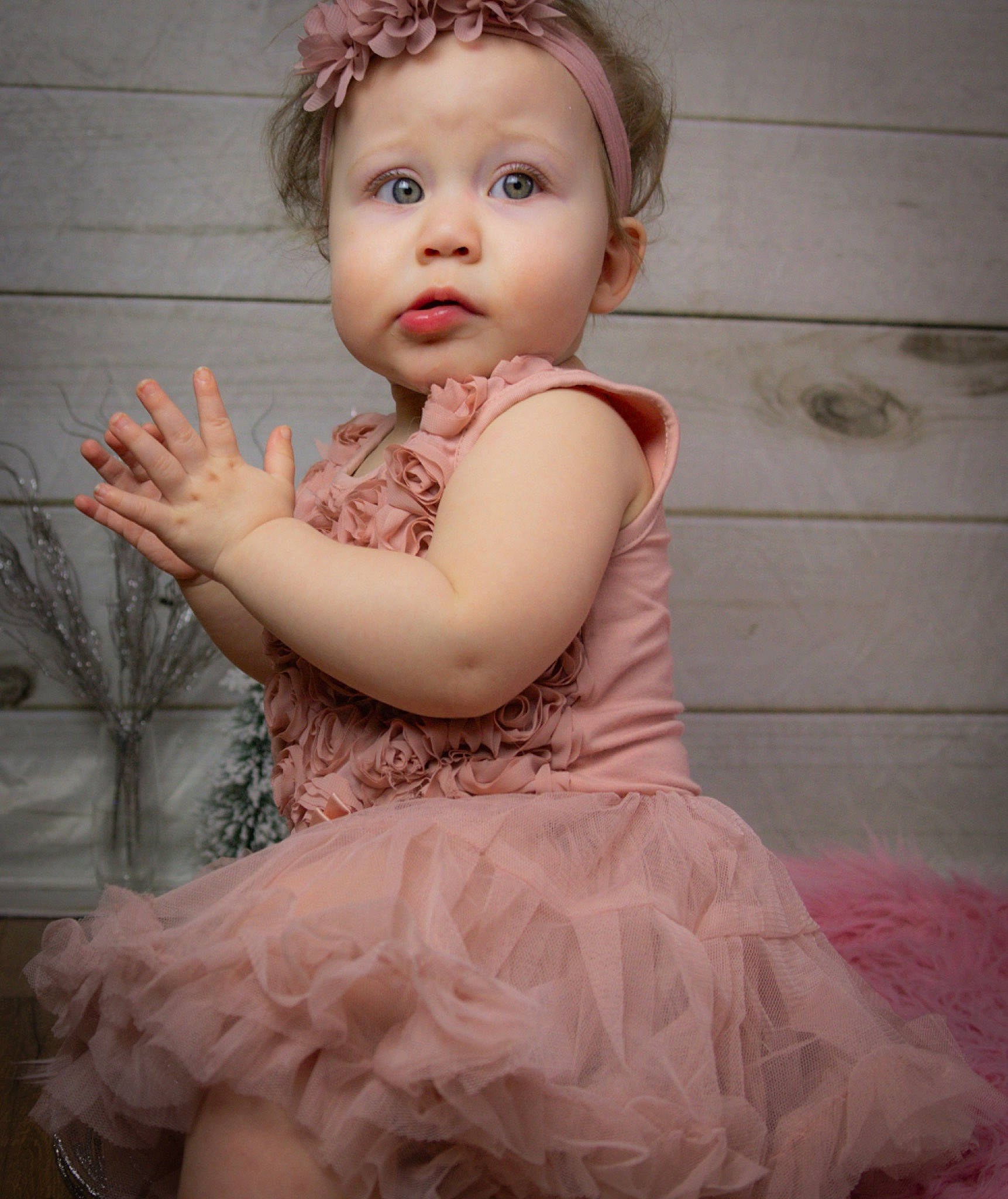 Marisol joined the competition — help win amazing prizes! baby_toddler_clothing, beauty, blond, child, day_dress, dress, embellishment, eyelash, flash_photography, hair_accessory, head, headgear, headpiece, iris, lip, one_piece_garment, person, pink, ruffle, skin
