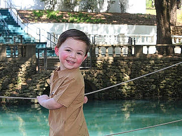 Noah joined the competition — help win amazing prizes! child, fence, fun, grass, happy, joy, leisure, people_in_nature, person, plant, recreation, smile, toddler, tourism, travel, tree, vacation, water