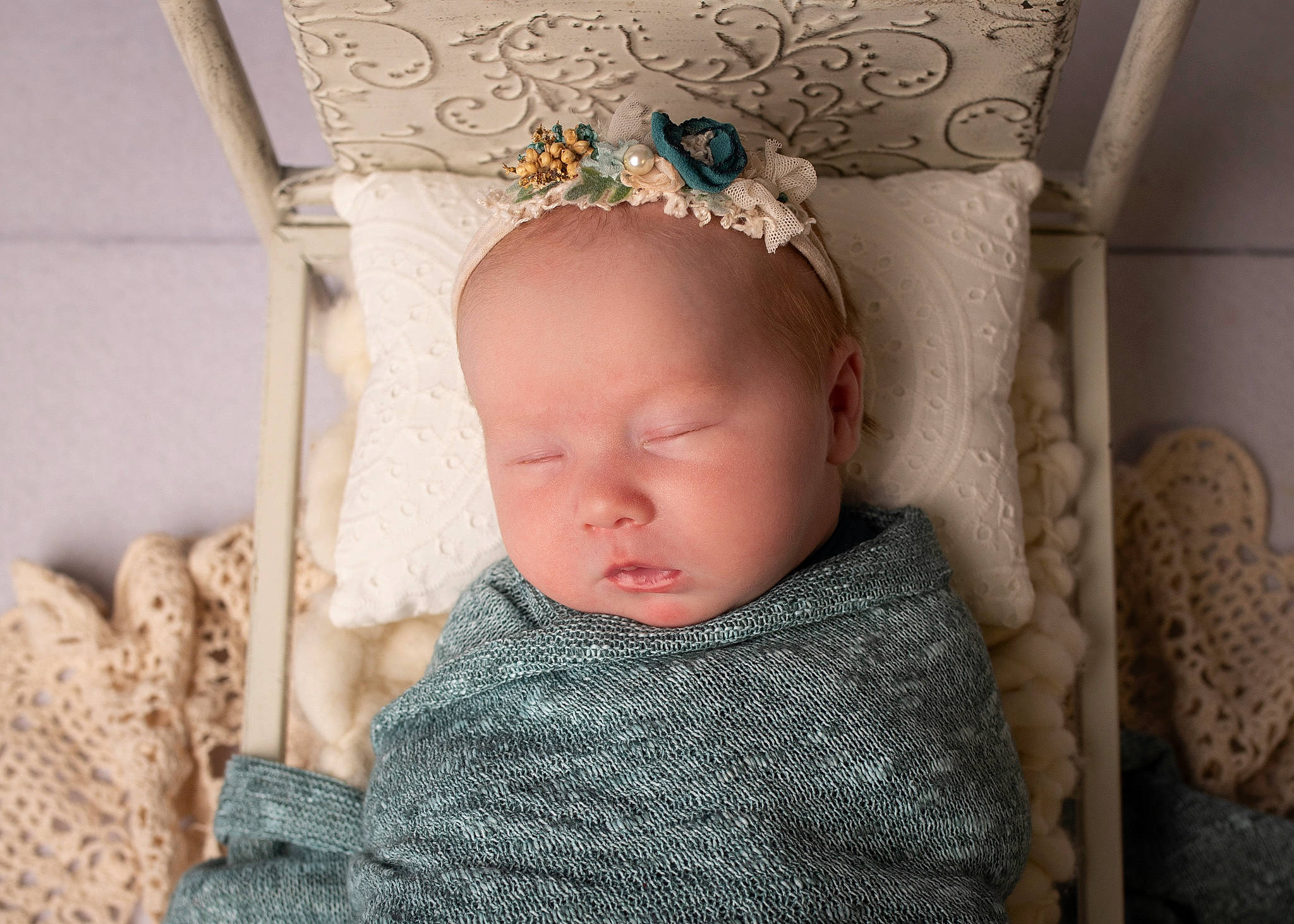 Briar is registered to the contest to win money with this photo: baby, baby_sleeping, baby_toddler_clothing, cap, cheek, child, eye, fashion_accessory, headband, headpiece, iris, jewellery, neck, pattern, person, skin, sleeve, textile, toddler, wool
