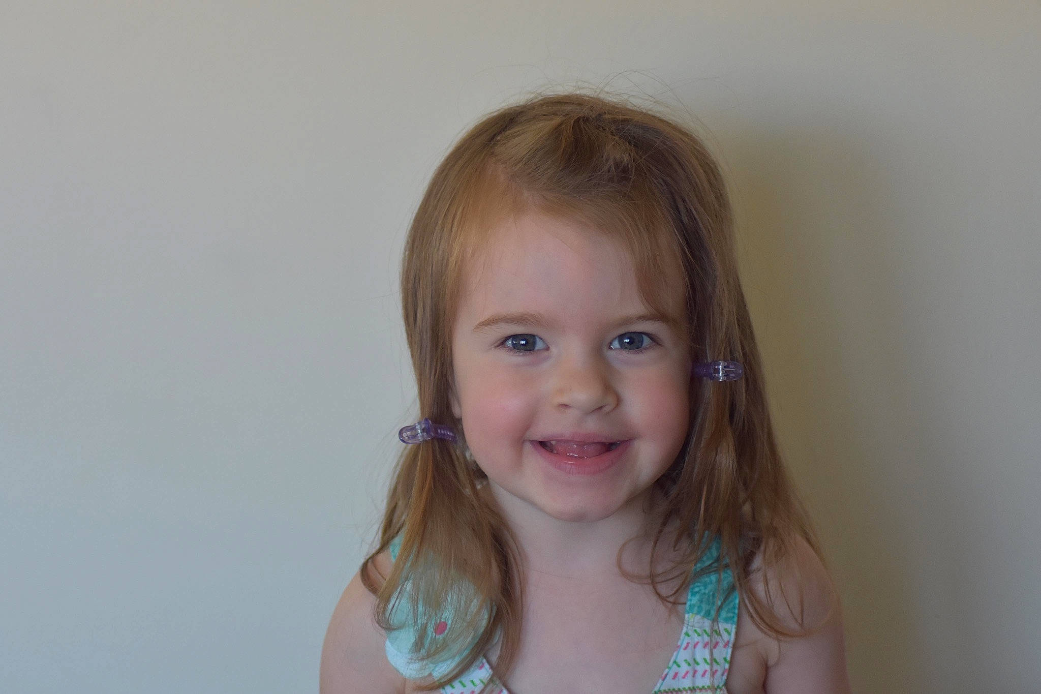 Elise joined the competition — help win amazing prizes! bangs, blond, brown_hair, cheek, child, day_dress, electric_blue, eyelash, face, flash_photography, fun, happy, iris, joy, laugh, person, portrait_photography, sitting, smile, t_shirt