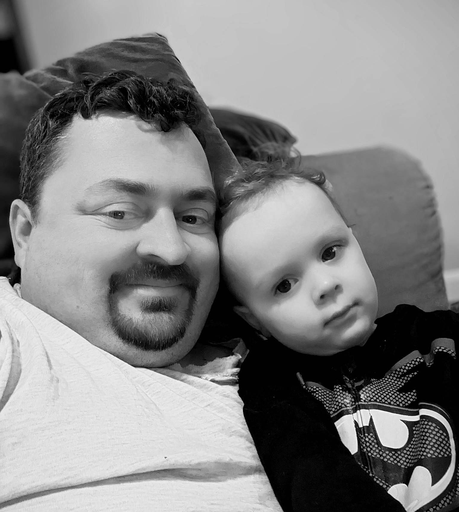 Greyson joined the competition — help win amazing prizes! beard, black, black_and_white, cheek, cool, eye, eyebrow, eyewear, forehead, gesture, hairstyle, happy, iris, joy, monochrome, monochrome_photography, mouth, nose, person, smile