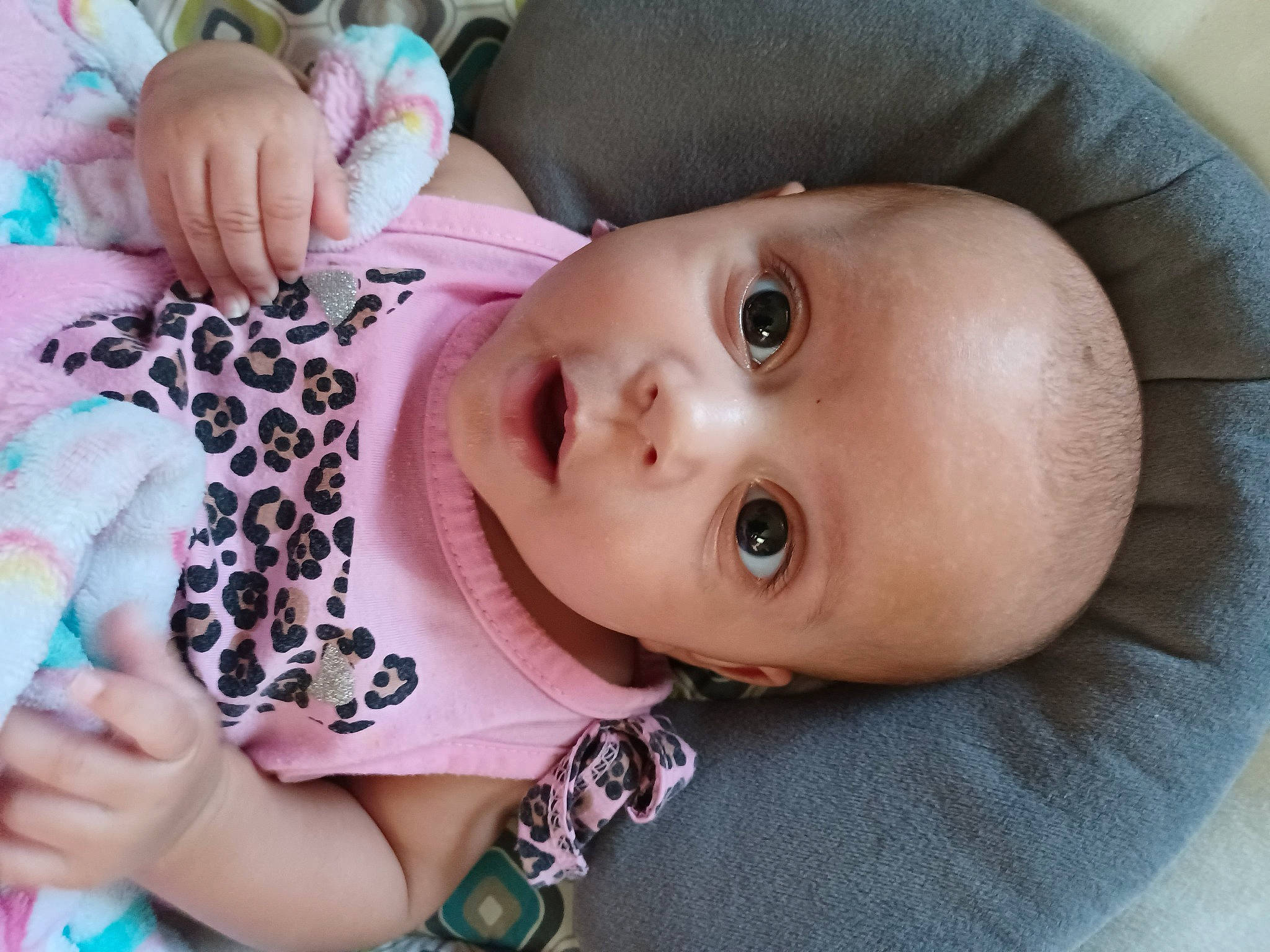 Fenyx joined the competition — help win amazing prizes! baby, baby_toddler_clothing, cheek, chin, clothing, eye, eyebrow, eyelash, face, finger, hand, head, iris, lip, mouth, neck, nose, person, pink, product