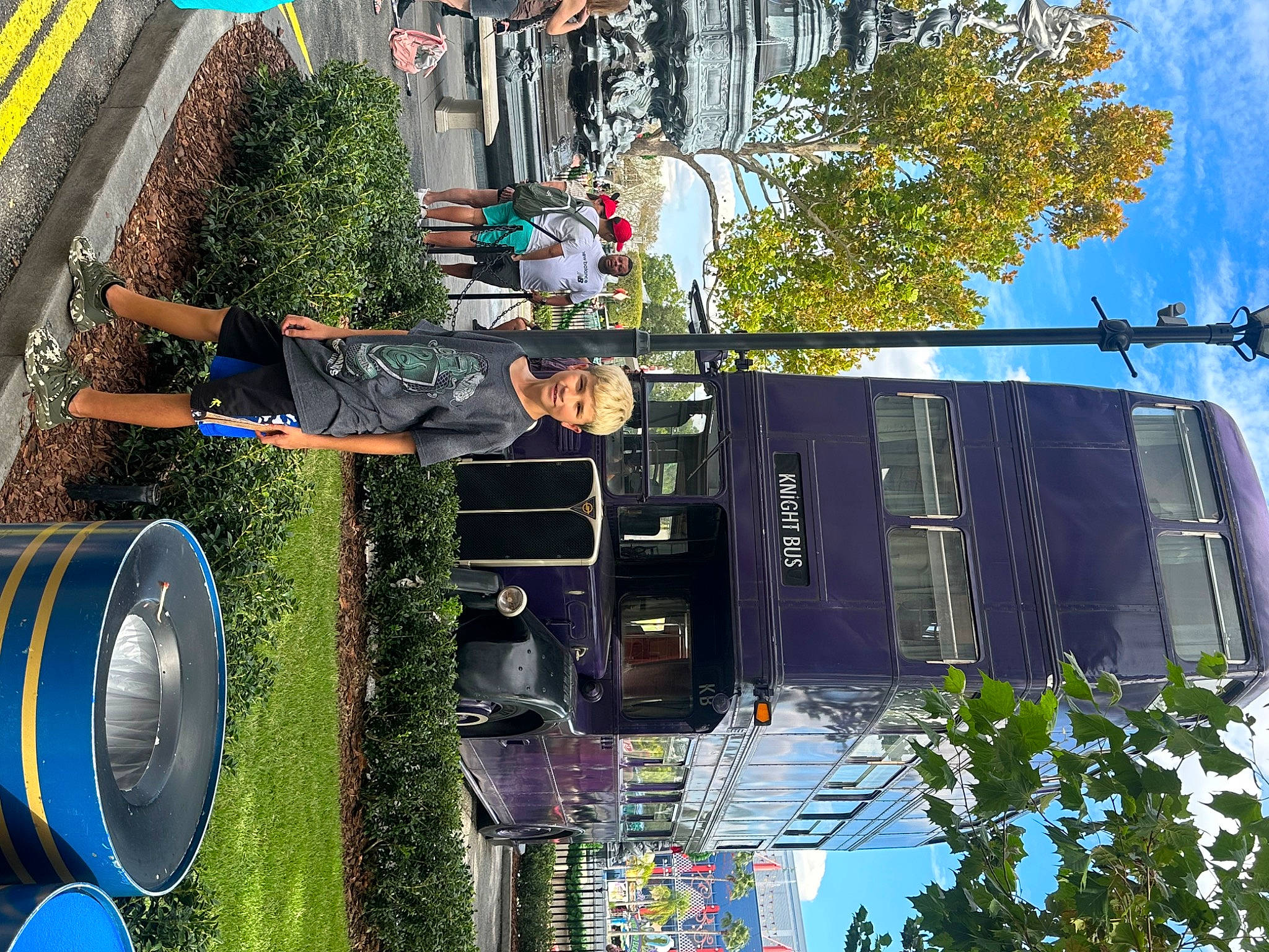 Bentley joined the competition — help win amazing prizes! biome, blue, city, facade, fun, green, joy, leisure, mixed_use, motor_vehicle, pedestrian, person, plant, pole, public_utility, reflection, sky, street_light, travel, tree