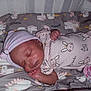 Za'Nyla joined the competition — help win amazing prizes! newborn, baby, sleeping, crib, hat, onesie, bunny, unicorn, blanket, sleep, child, cute, infant, soft, cozy, pattern, pink, clothing, resting, toddler