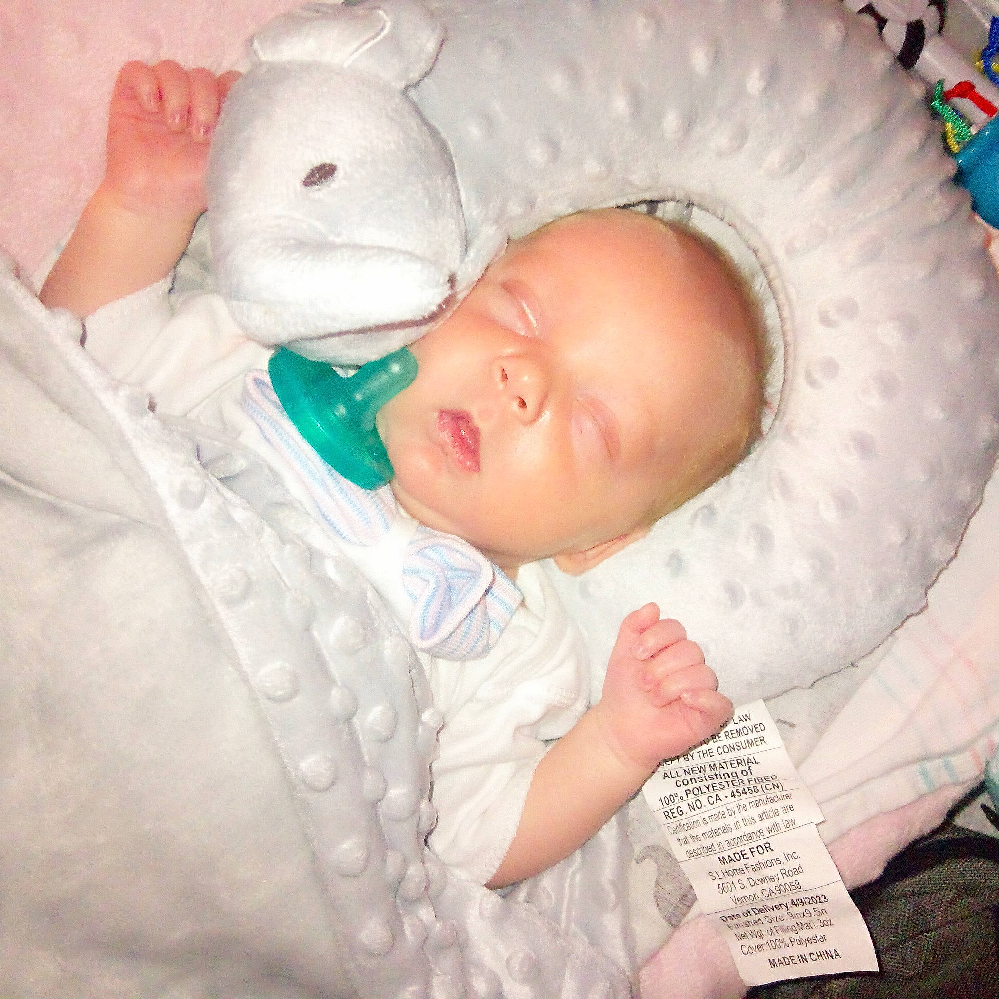 Cash is registered to the contest to win money with this photo: baby, baby_products, baby_safety, baby_sleeping, baby_toddler_clothing, bedtime, cheek, child, comfort, eye, iris, linens, mouth, nap, nose, person, skin, sleep, sleeve, textile