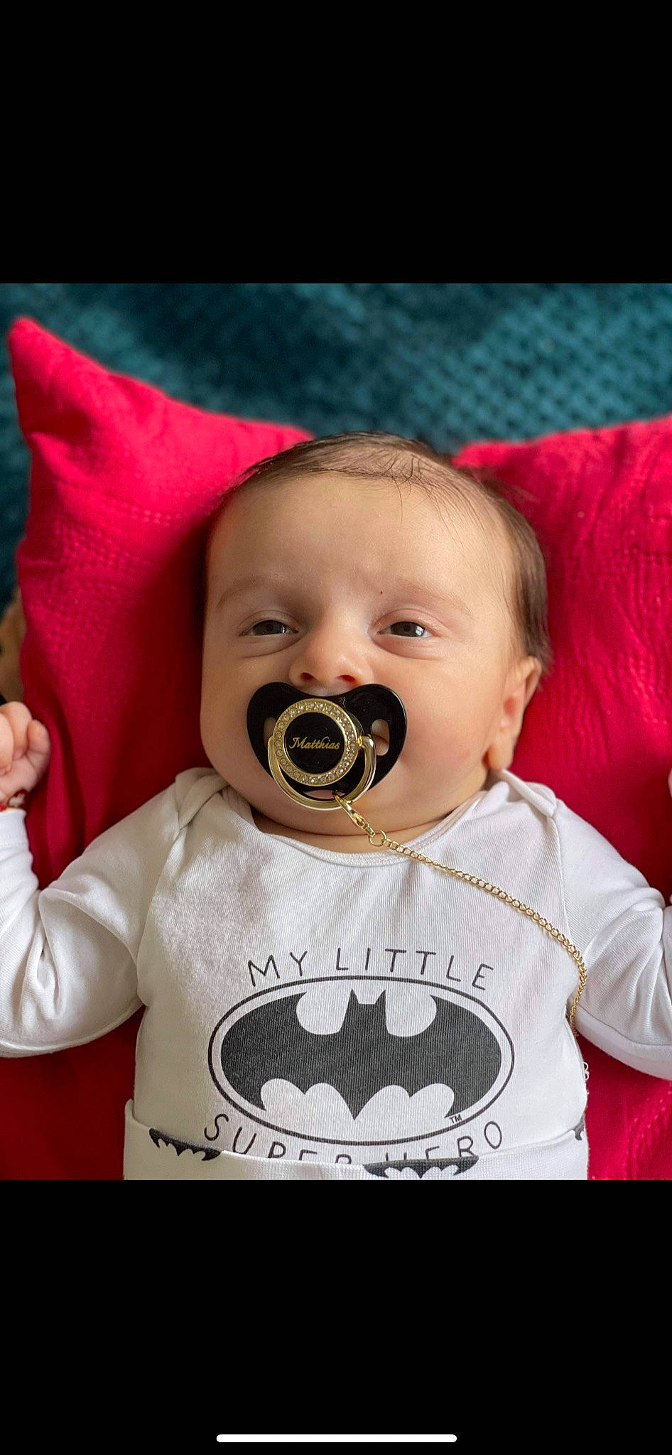 Matthias joined the competition — help win amazing prizes! baby, baby_toddler_clothing, cheek, chin, eye, eyebrow, facial_expression, gesture, happy, head, human, lip, mouth, nose, organ, person, product, skin, sleeve, textile
