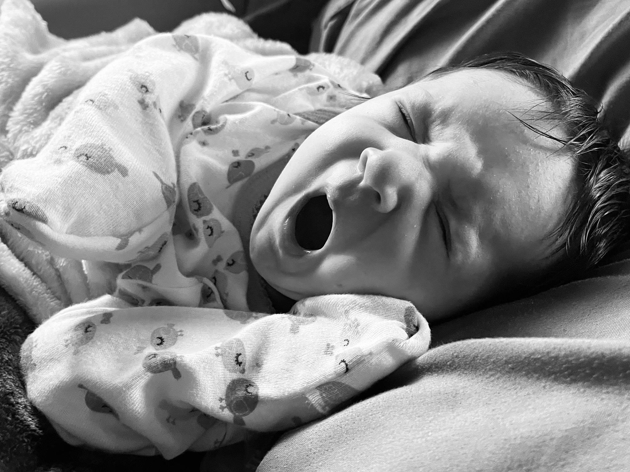Julia joined the competition — help win amazing prizes! baby, bedtime, black_and_white, cheek, child, close_up, comfort, flash_photography, grass, happy, head, mammal, monochrome, monochrome_photography, mouth, nap, person, smile, style, toddler