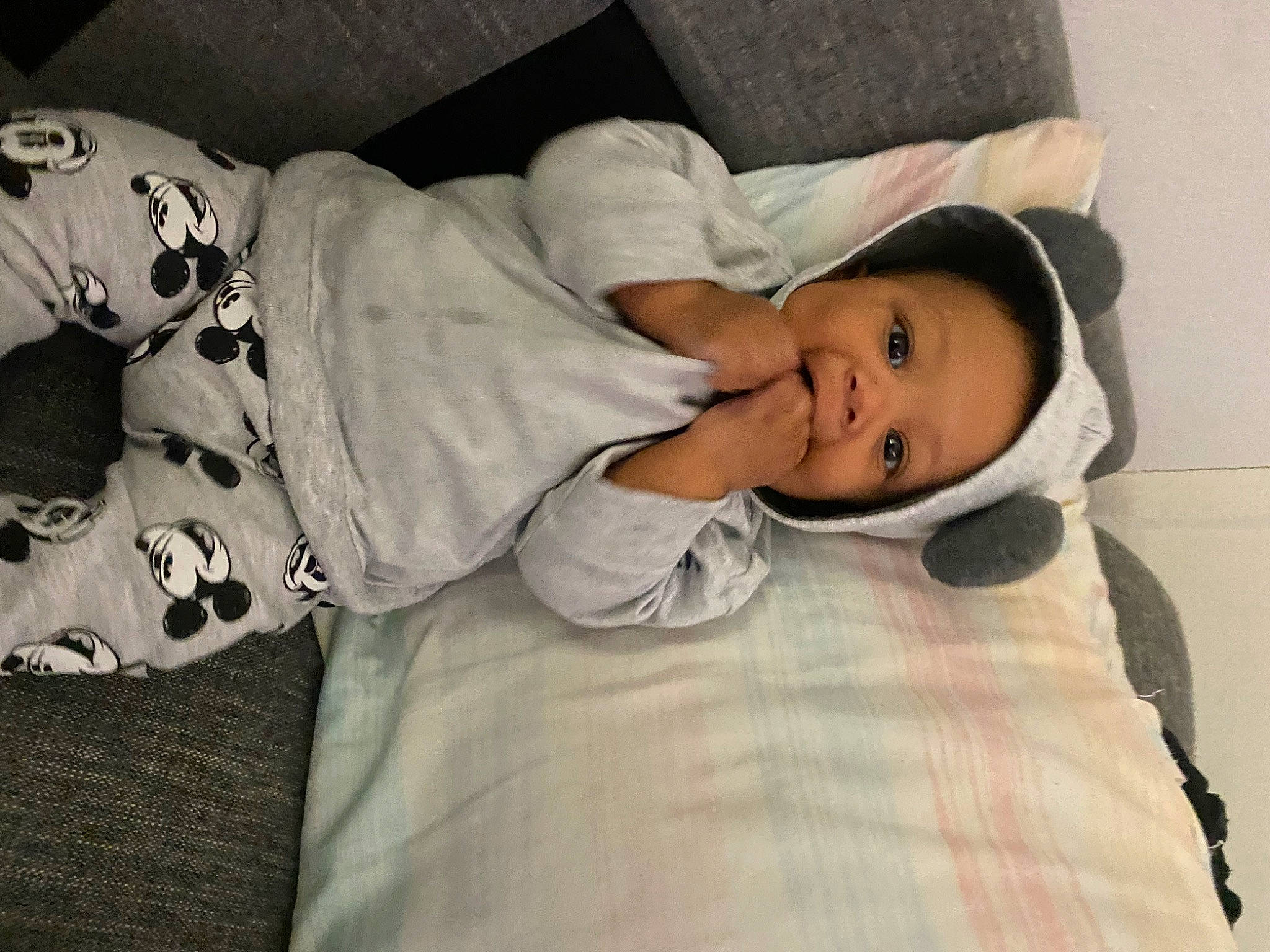 Jeremiah joined the competition — help win amazing prizes! arm, baby, baby_products, baby_toddler_clothing, bedding, bedtime, cheek, child, comfort, face, facial_expression, head, linens, outerwear, person, room, sleep, sleeve, smile, textile