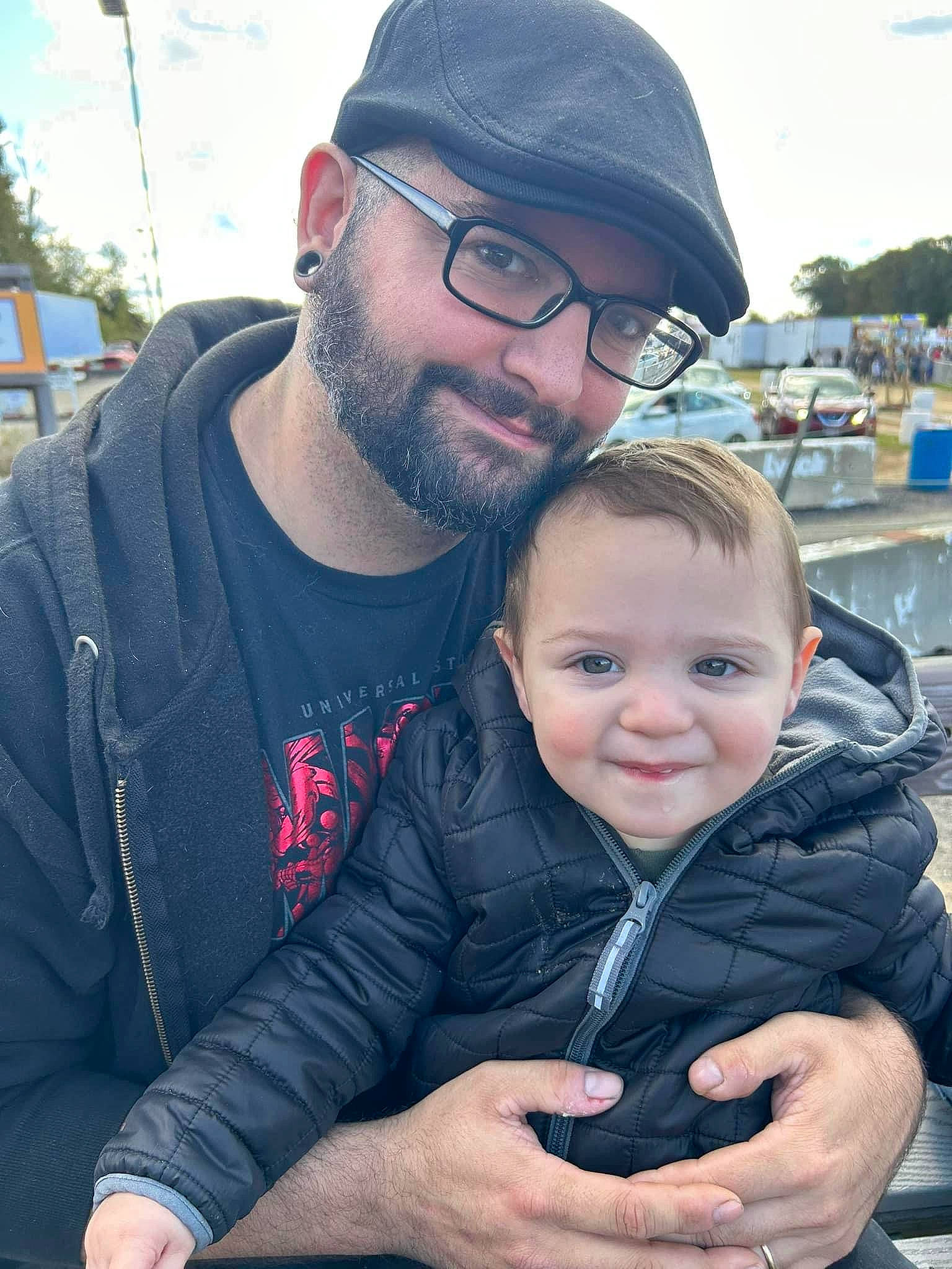 Jaxon joined the competition — help win amazing prizes! baseball_cap, beard, cap, cool, eyewear, face, facial_expression, fun, gesture, glasses, hairstyle, happy, headwear, human, joy, muscle, organ, person, photograph, sky