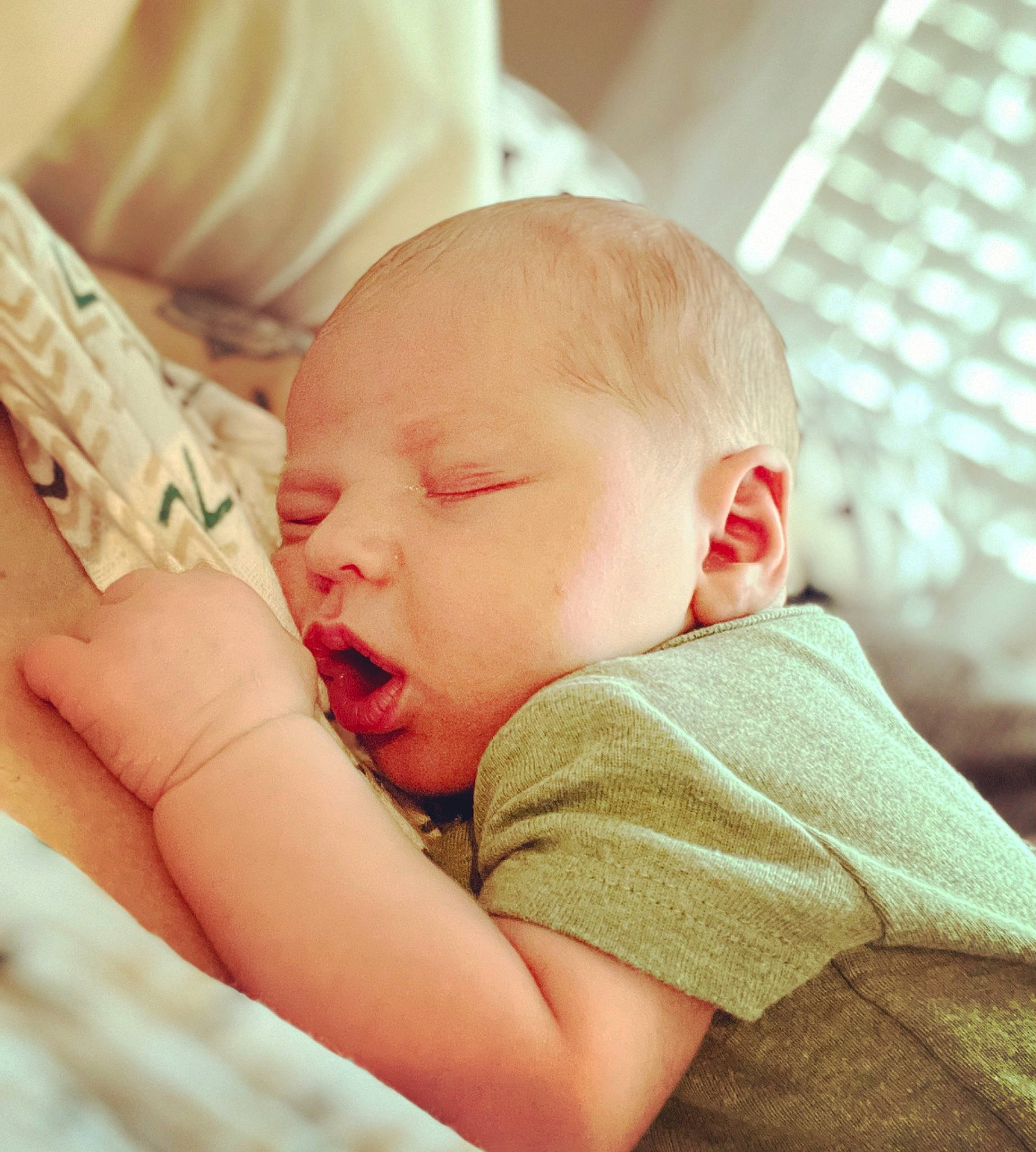 Graham joined the competition — help win amazing prizes! baby, baby_products, baby_sleeping, baby_toddler_clothing, cheek, child, comfort, ear, eyelash, facial_expression, finger, gesture, happy, mouth, nail, nose, person, skin, sleeve, toddler