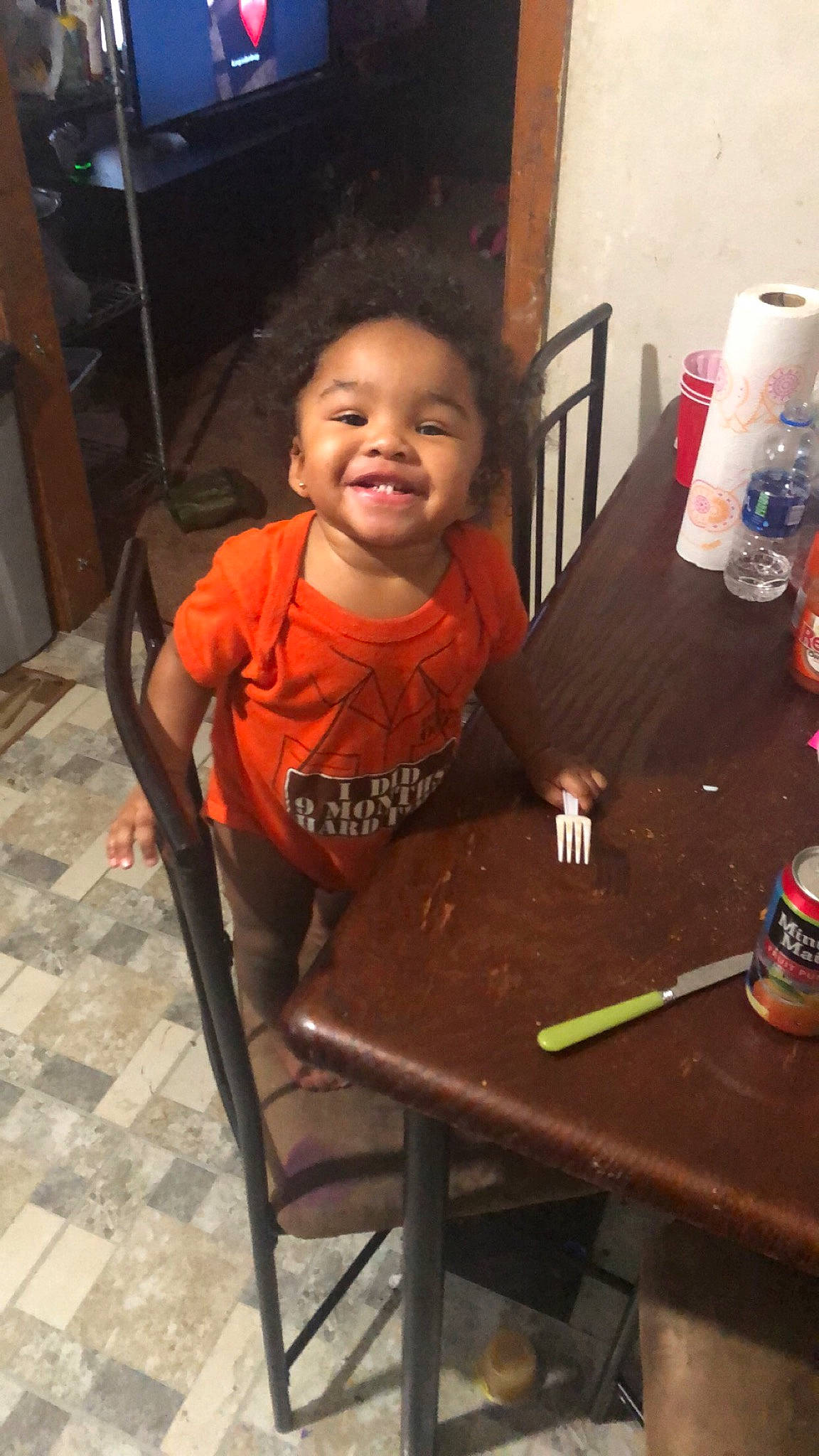 Rylei joined the competition — help win amazing prizes! chair, child, day, fun, furniture, girl, joy, person, play, product, table, toddler