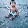 Thomas joined the competition — help win amazing prizes! baby, child, beach, sand, shells, shorts, barefoot, sitting, curious, outdoor, water, nature, person, summer, toddler, sea, coast, vacation, portrait, sunset