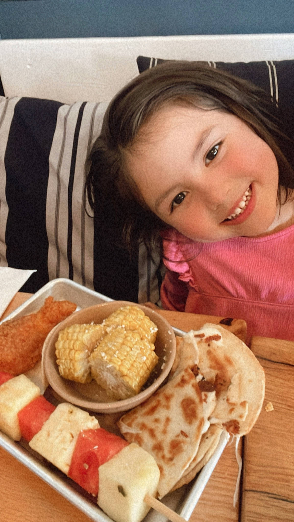 Thea is registered to the contest to win money with this photo: baked_goods, cuisine, dish, eyelash, fast_food, finger_food, food, food_craving, graham_bread, ingredient, joy, junk_food, person, plate, produce, recipe, sharing, smile, staple_food, sweetness