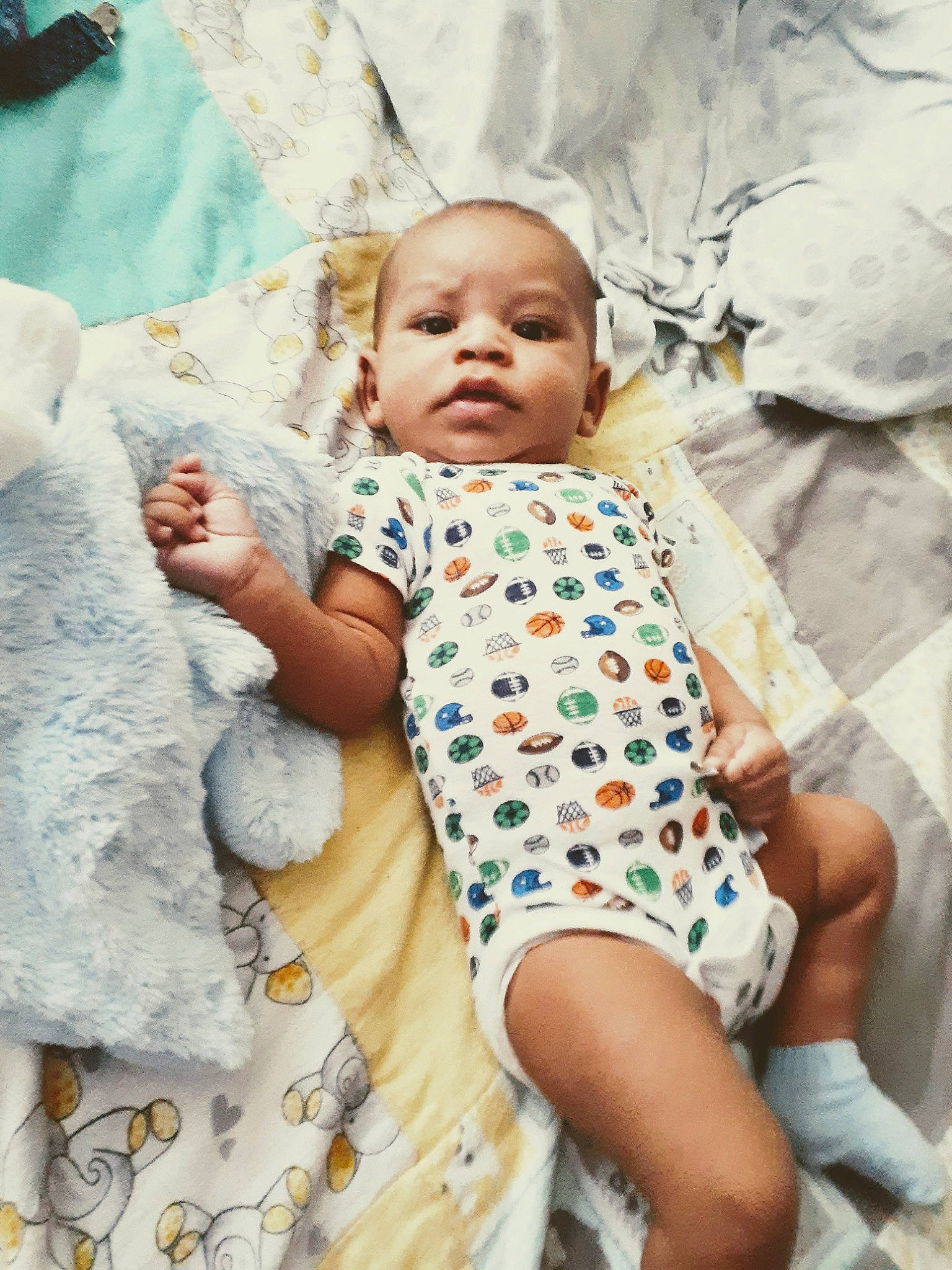 Ayden joined the competition — help win amazing prizes! baby, cheek, child, person, smile, toddler