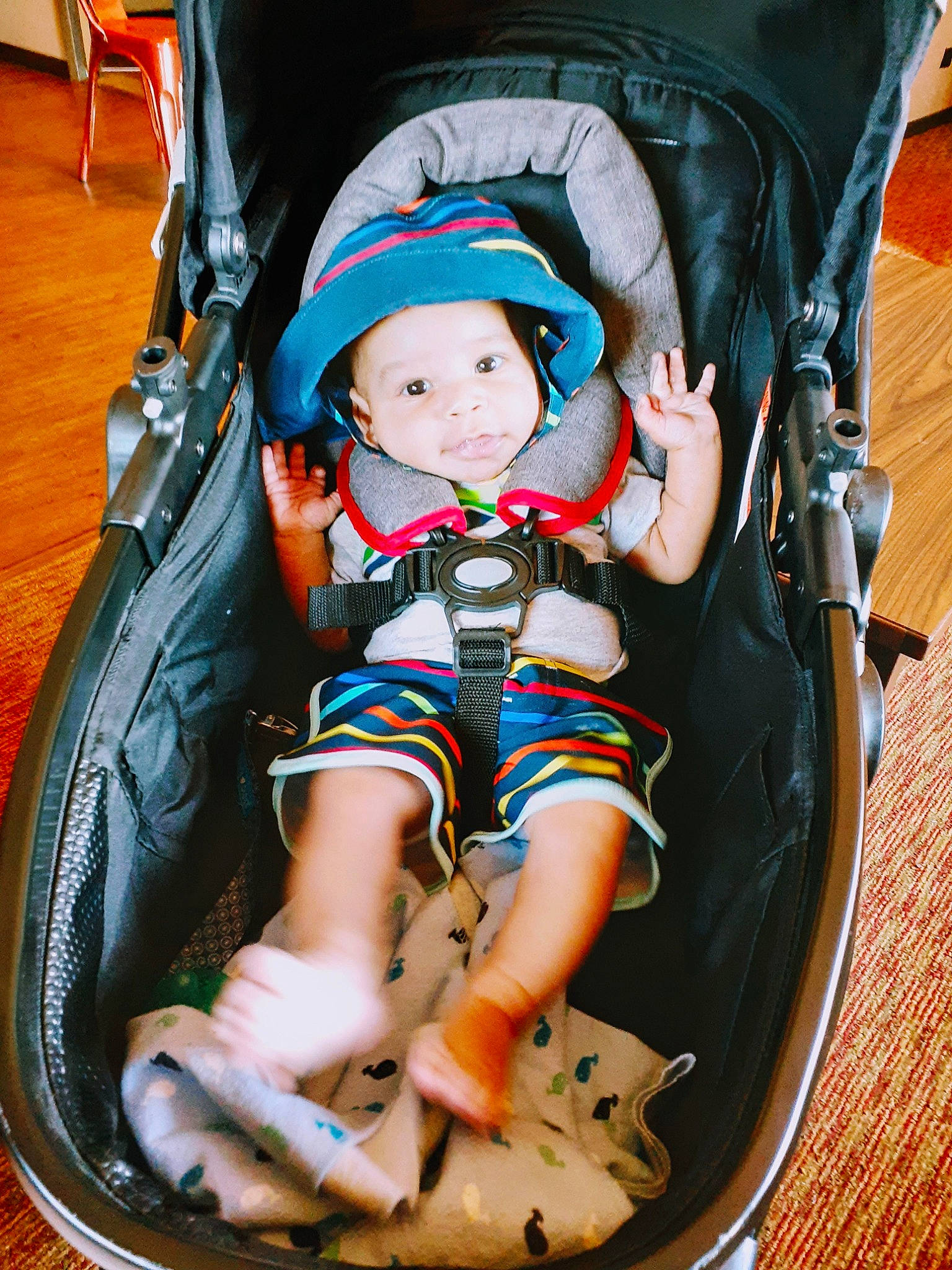 Ayden joined the competition — help win amazing prizes! baby, baby_carriage, baby_products, child, headwear, person, product, toddler
