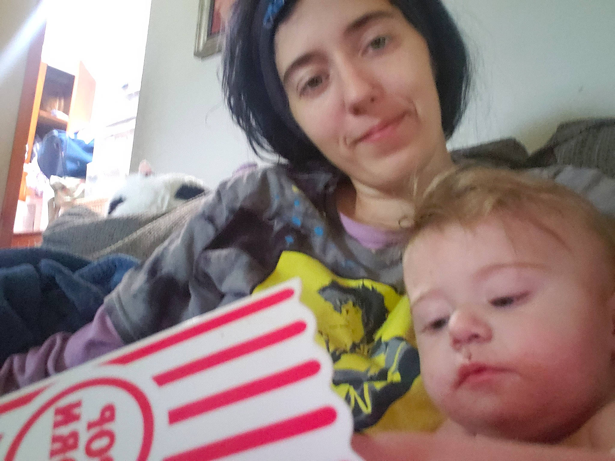 Rayven joined the competition — help win amazing prizes! baby, cheek, comfort, couch, event, eyebrow, finger, fun, happy, joy, lip, mouth, nose, organ, people, person, product, sharing, skin, smile