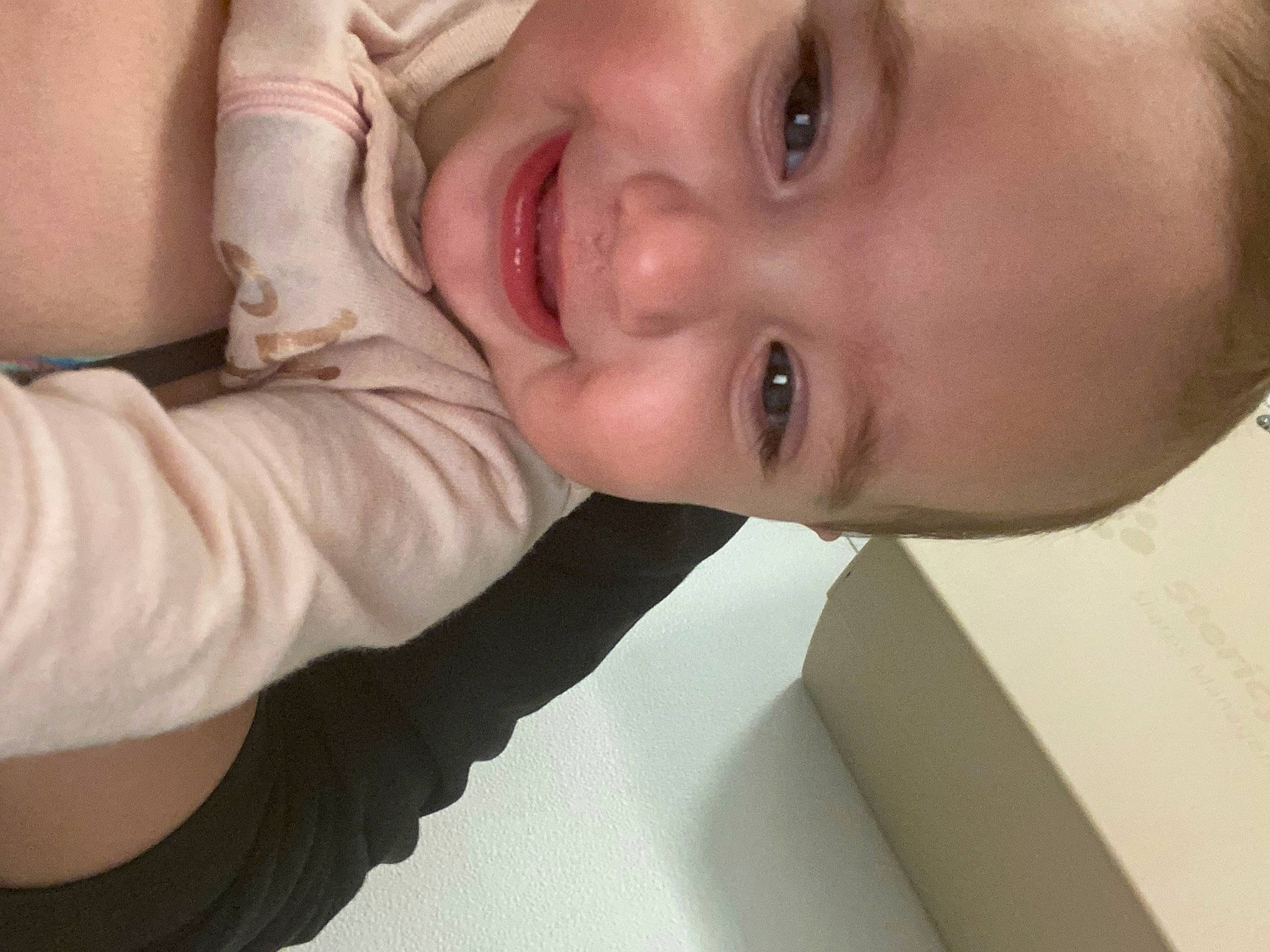 Lennon joined the competition — help win amazing prizes! arm, cheek, dress, ear, eye, eyebrow, eyelash, forehead, hand, head, iris, jaw, joy, lip, mouth, neck, nose, person, skin, sleeve