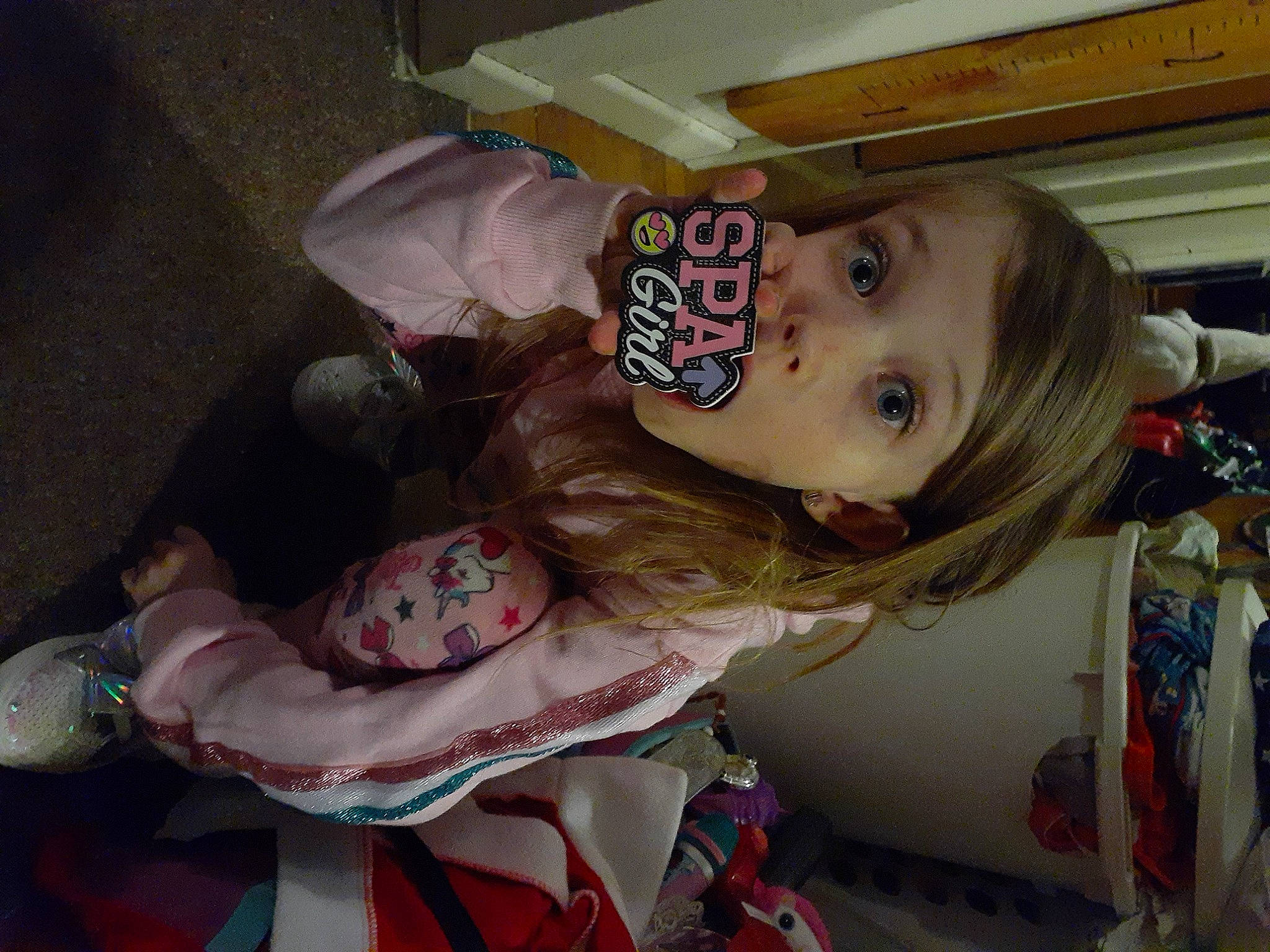 Annabella joined the competition — help win amazing prizes! baby_toddler_clothing, baby_toys, box, brown_hair, cheek, eyelash, person, surprise, toy