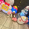 Tylan joined the competition — help win amazing prizes! baby, child, pajamas, hat, floor, tile, inflatable, bunny, easter, egg, decoration, indoor, toy, colorful, festive, person, cute, holiday, playful, sitting