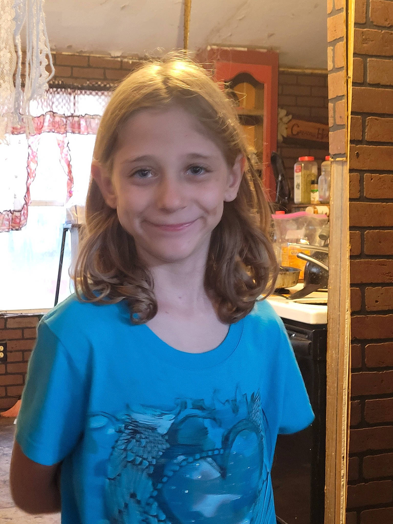 Sky-lee joined the competition — help win amazing prizes! beauty, blond, brown_hair, chair, chin, curtain, electric_blue, fun, hairstyle, happy, iris, joy, leisure, long_hair, neck, person, shoulder, sleeve, smile, standing