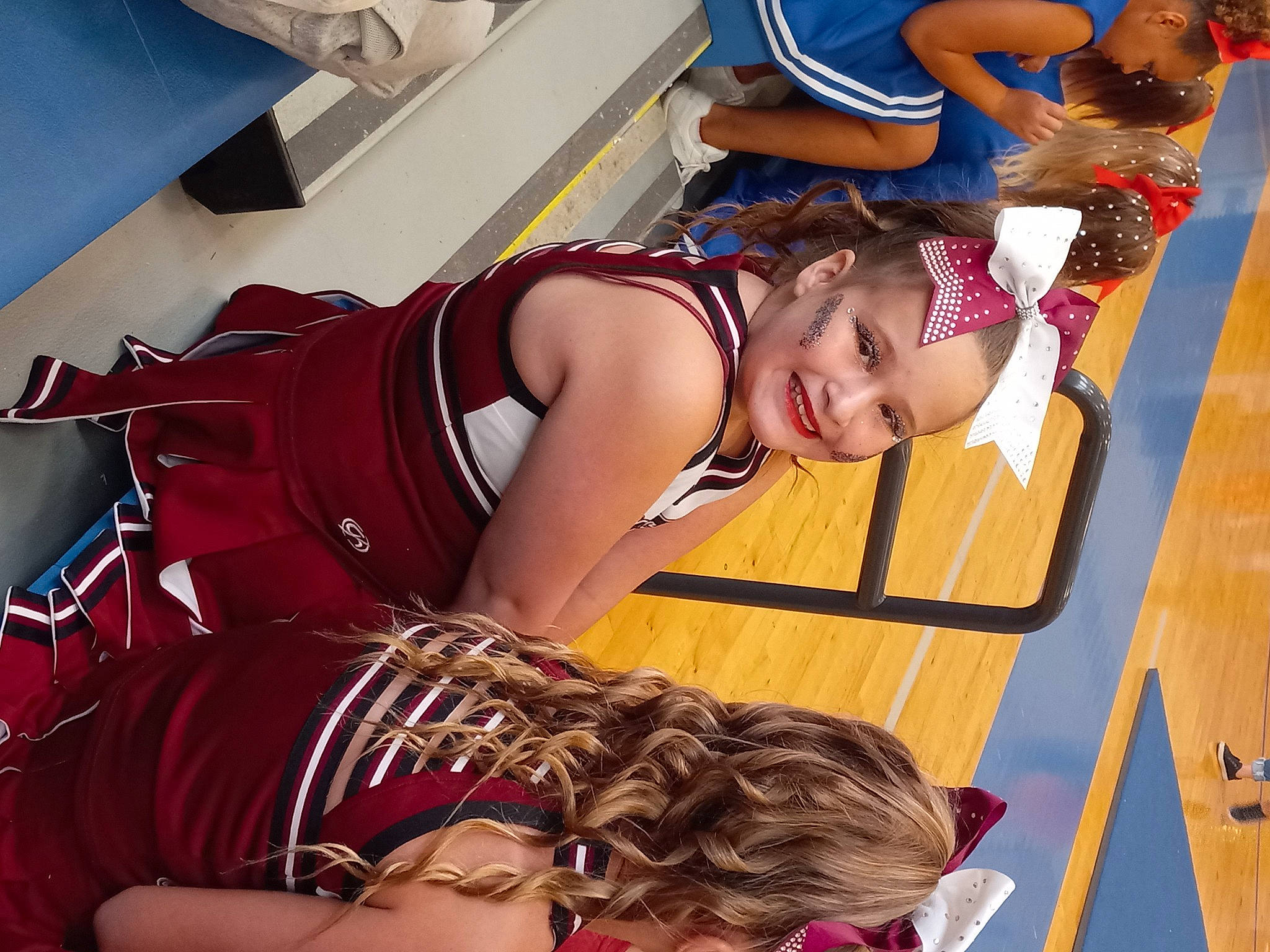 Elizabeth joined the competition — help win amazing prizes! abdomen, child, elbow, event, fun, happy, hat, headwear, human_leg, jewellery, joy, knee, leisure, person, recreation, sitting, smile, sports, sportswear, thigh