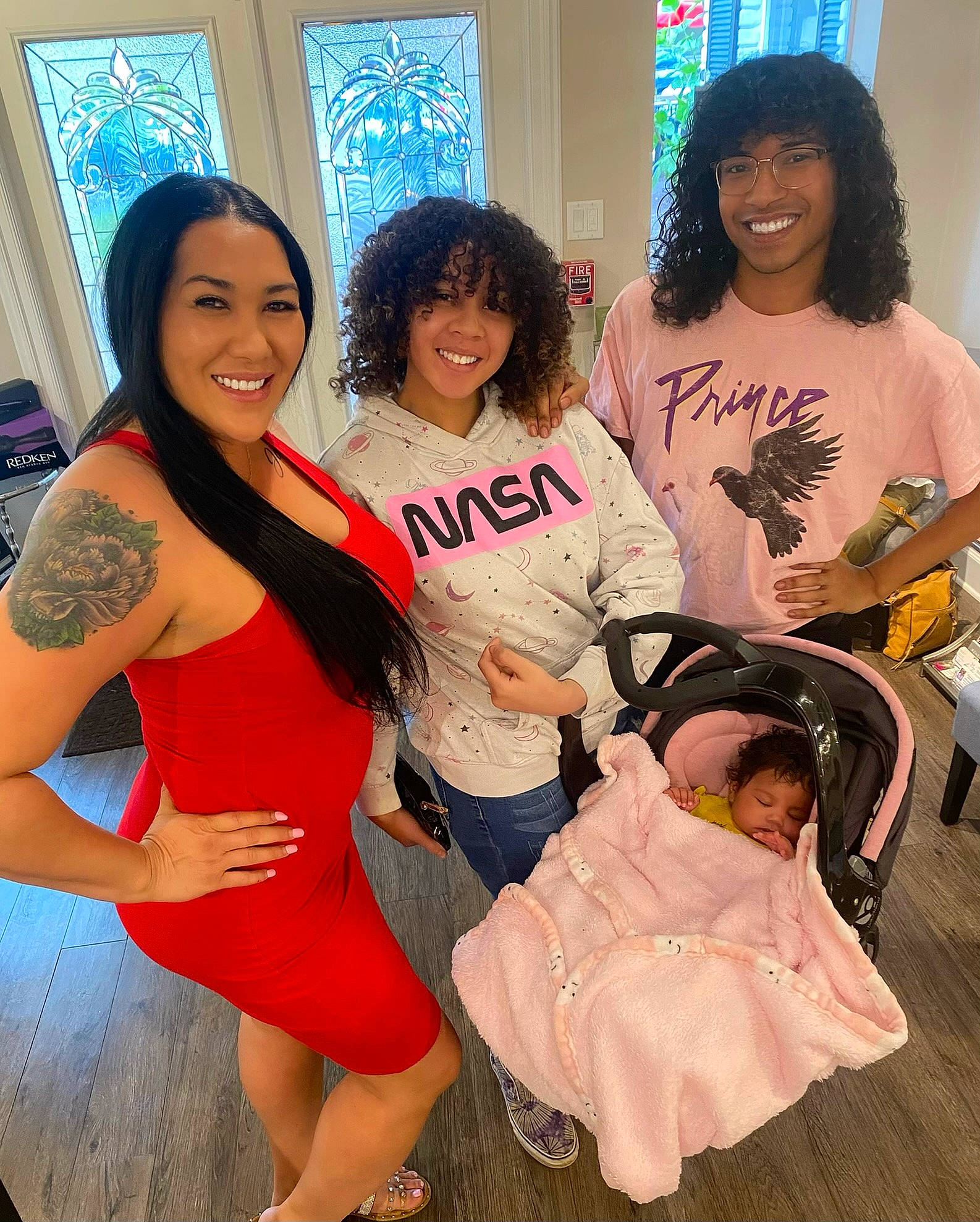 Alana joined the competition — help win amazing prizes! black_hair, costume, event, fashion_design, flooring, friendship, fun, happy, hat, headwear, human_leg, jewellery, joy, lap, leg, necklace, person, product, skin, smile