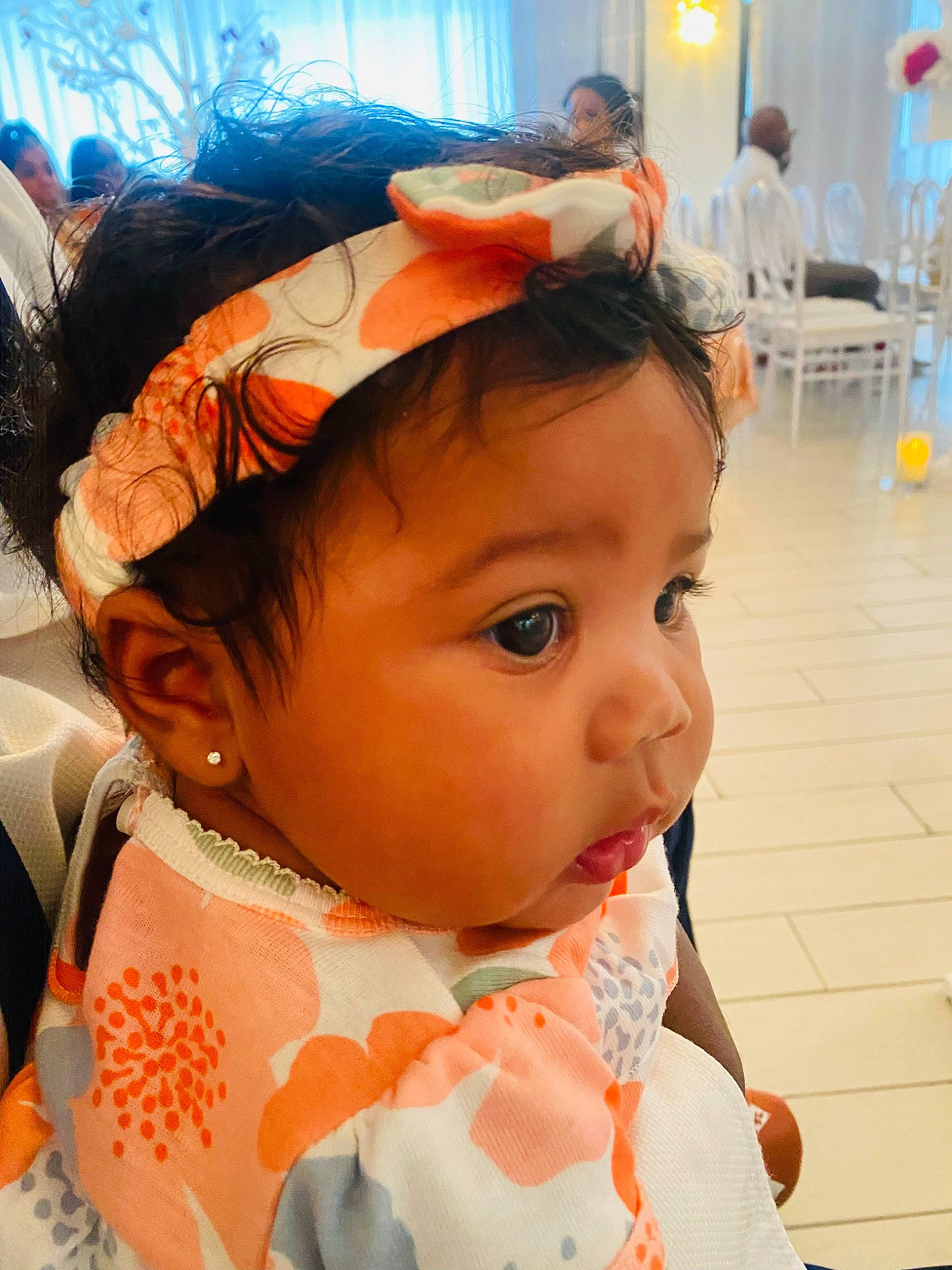 Treasure joined the competition — help win amazing prizes! baby, baby_toddler_clothing, chair, cheek, child, chin, ear, eyebrow, eyelash, fashion_accessory, fun, hair, happy, head, headgear, iris, neck, orange, person, skin