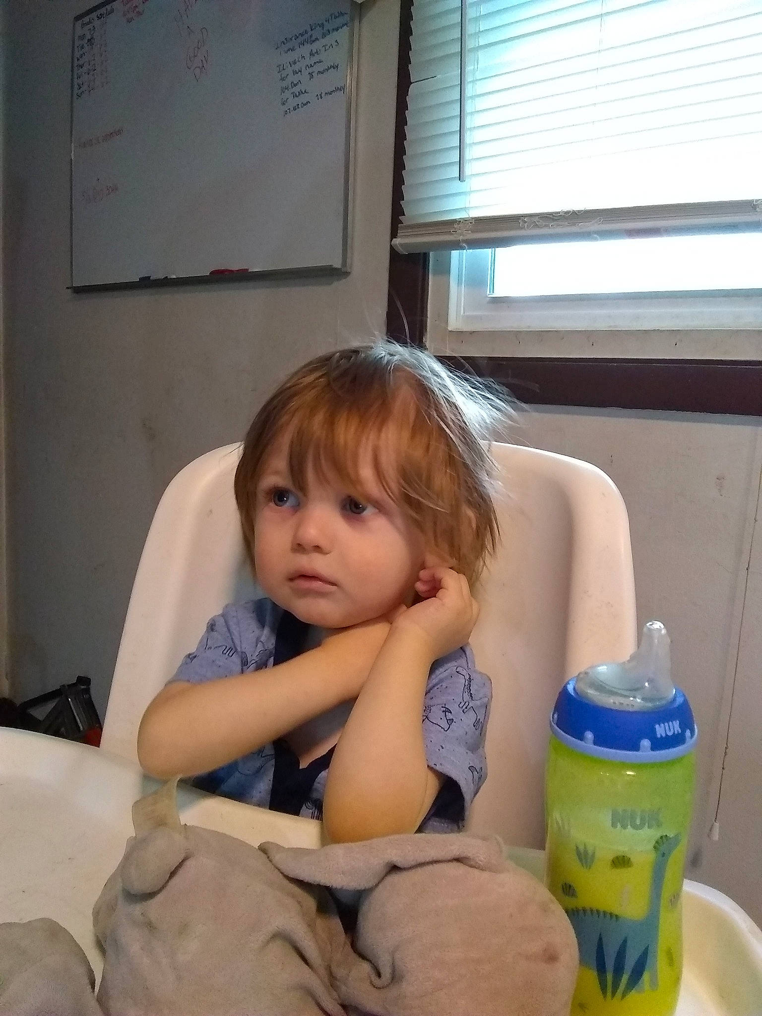 Hunter James joined the competition — help win amazing prizes! child, person, plastic_bottle, toddler