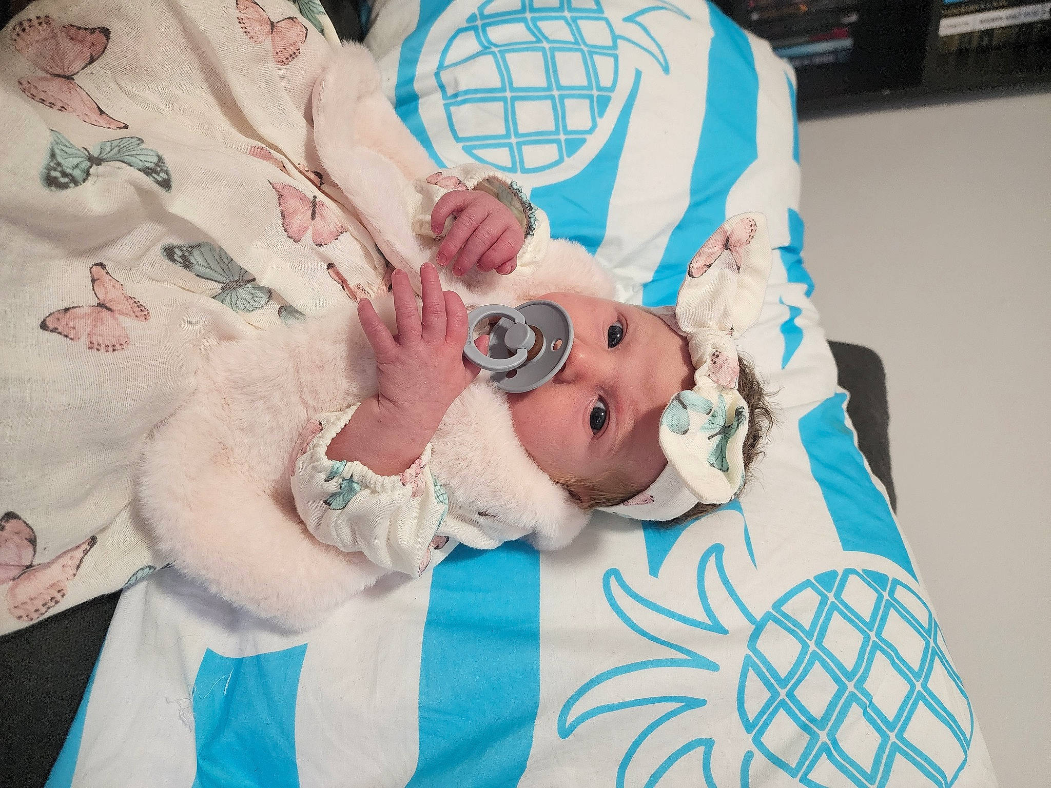 Anastasia joined the competition — help win amazing prizes! baby, baby_toddler_clothing, bedding, child, comfort, event, eyewear, happy, hat, headwear, health_care, hospital, linens, medical, medical_equipment, nail, pattern, person, room, service