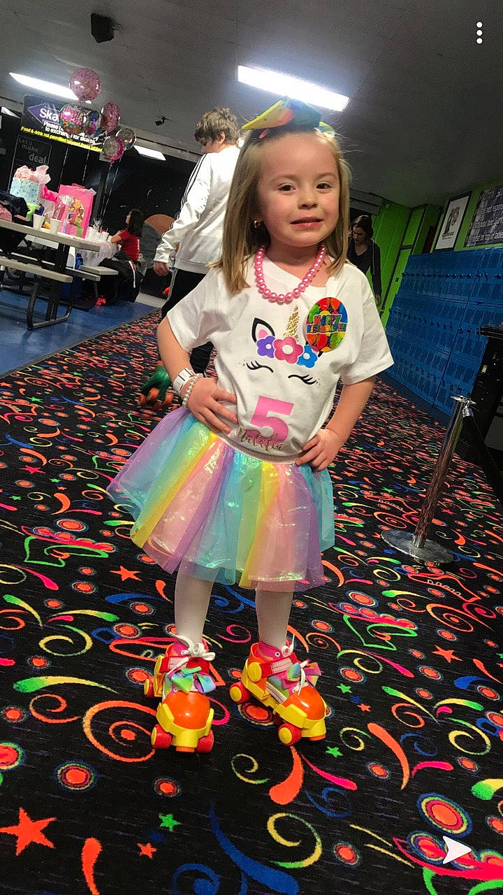 Natalia is registered to the contest to win money with this photo: child, clothing, costume, dress, fictional_character, footwear, fun, games, party, person, play, toddler, under_exposed