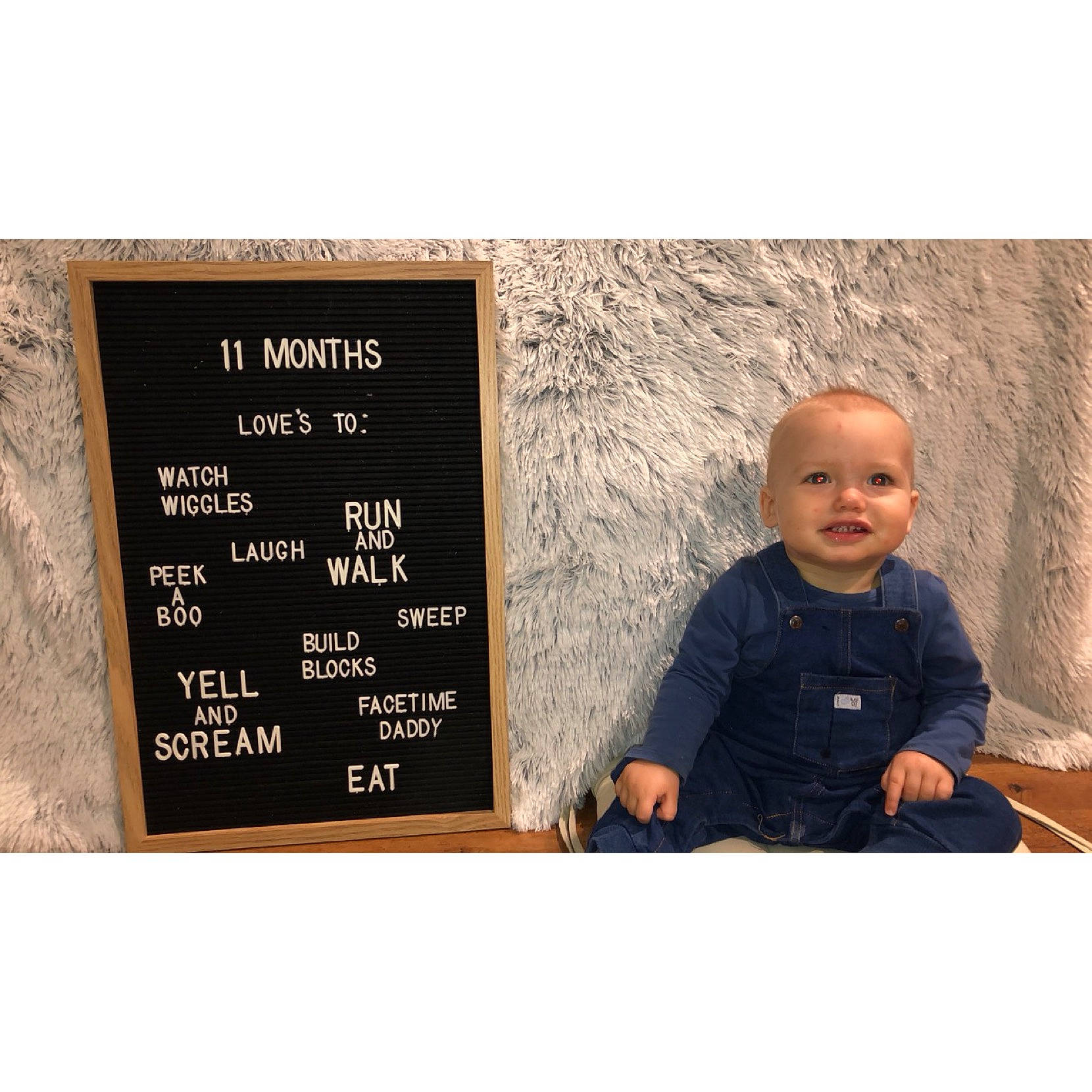 Ted joined the competition — help win amazing prizes! blackboard, brown, child, person, picture_frame, product, rectangle, square, t_shirt, text, toddler, wood