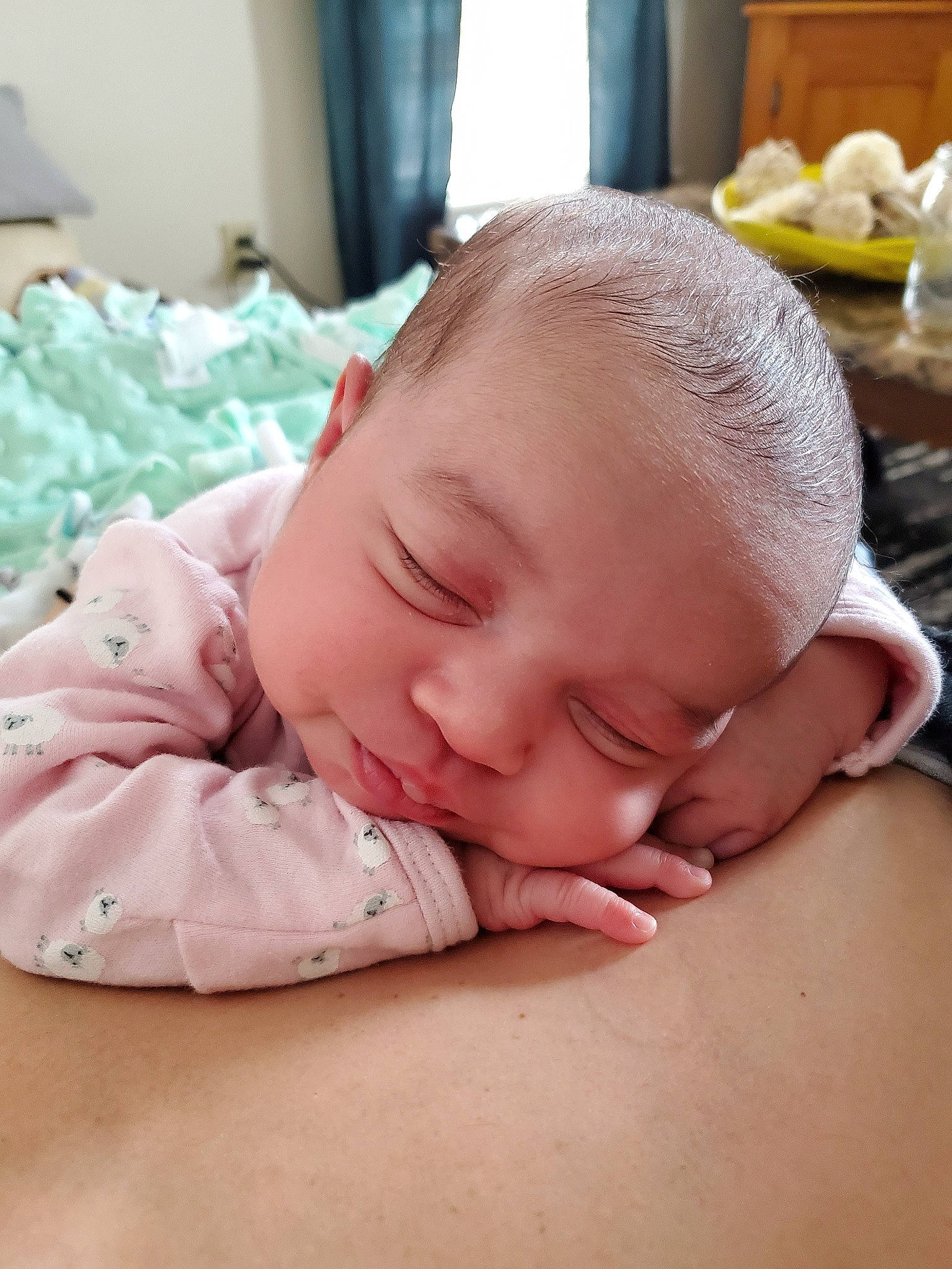 Zaelah joined the competition — help win amazing prizes! baby, baby_sleeping, bedtime, cheek, child, ear, face, finger, forehead, hand, head, mouth, nap, nose, person, skin, sleep, toddler, tummy_time