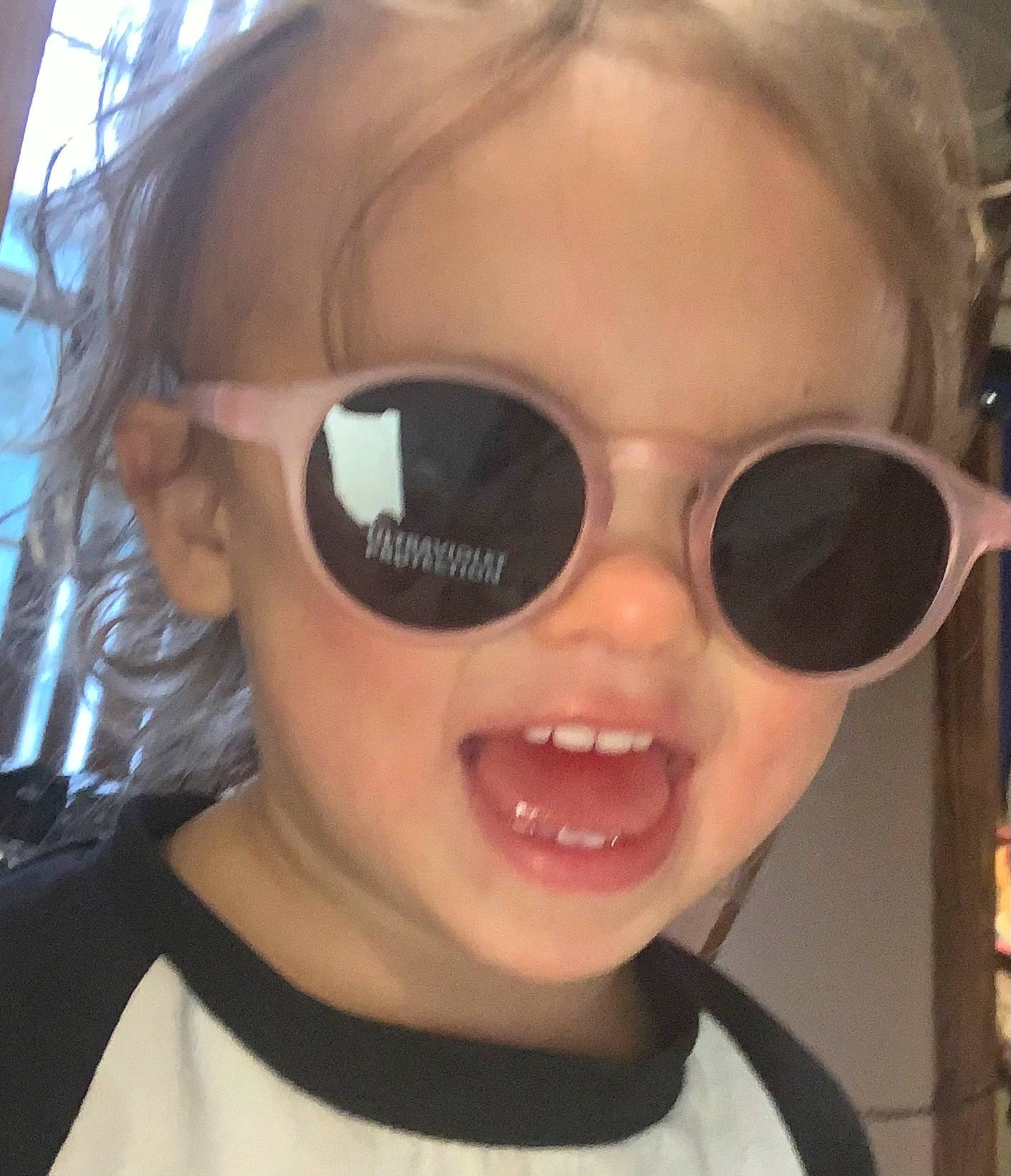 Ellie joined the competition — help win amazing prizes! cheek, chin, ear, eye_glass_accessory, eyebrow, eyelash, eyewear, forehead, glasses, goggles, happy, head, jaw, lip, mouth, nose, organ, person, smile, sunglasses