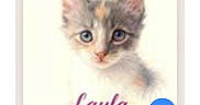 Layla Gucci is registered to the contest to win money with this photo: app_icons, battery_icon, cat, colored_pencil_art, contest, green_banner, kitten, mobile_phone, navigation_bar, photograph, portrait, profile_icon, screenshot, share_button, signal_icon, text_overlay, time_display, user_interface, votes, webpage