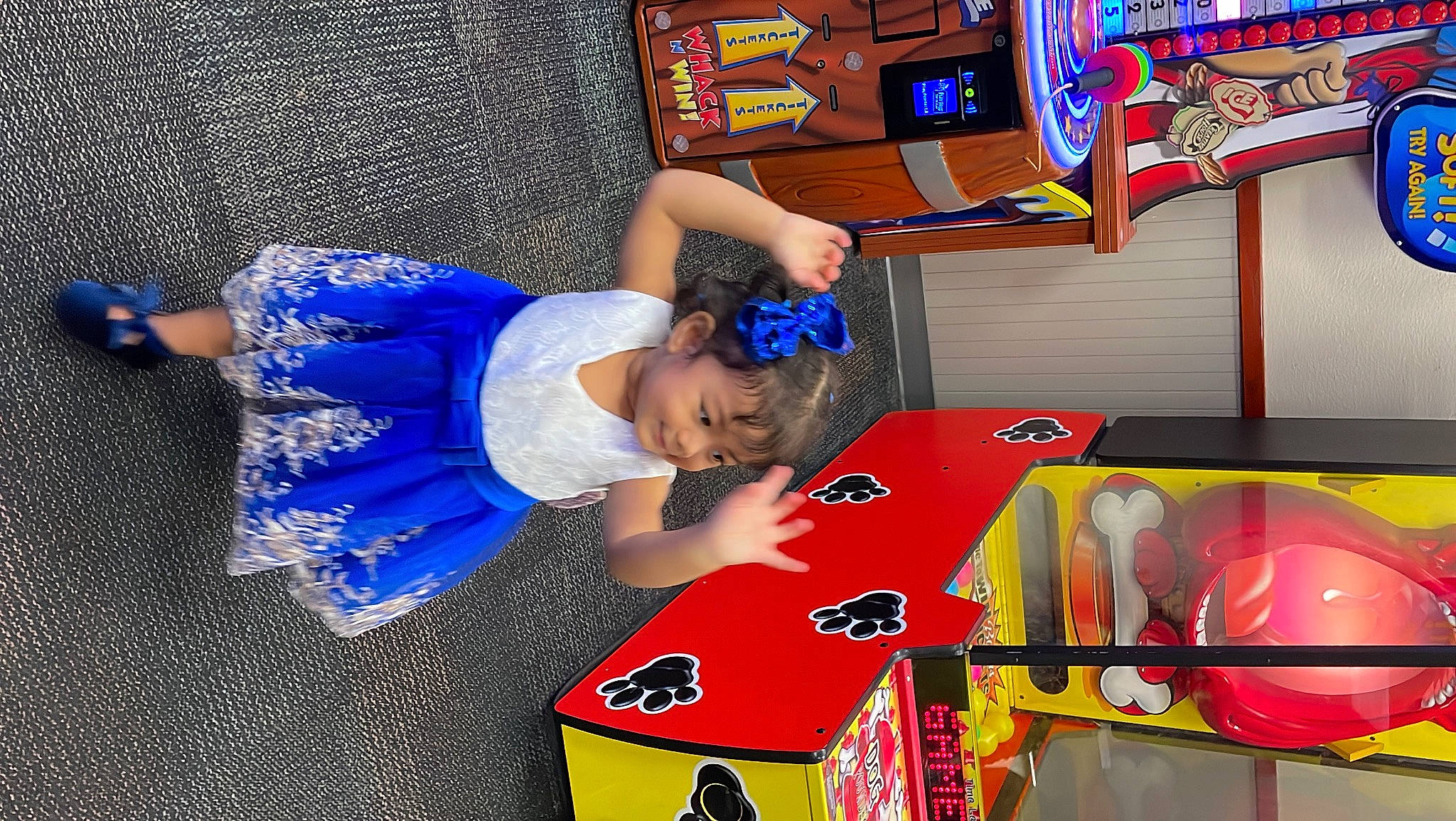 Malvi is registered to the contest to win money with this photo: art, carmine, child, electric_blue, fun, games, joy, leisure, person, play, recreation, room, t_shirt, toddler, visual_arts, world