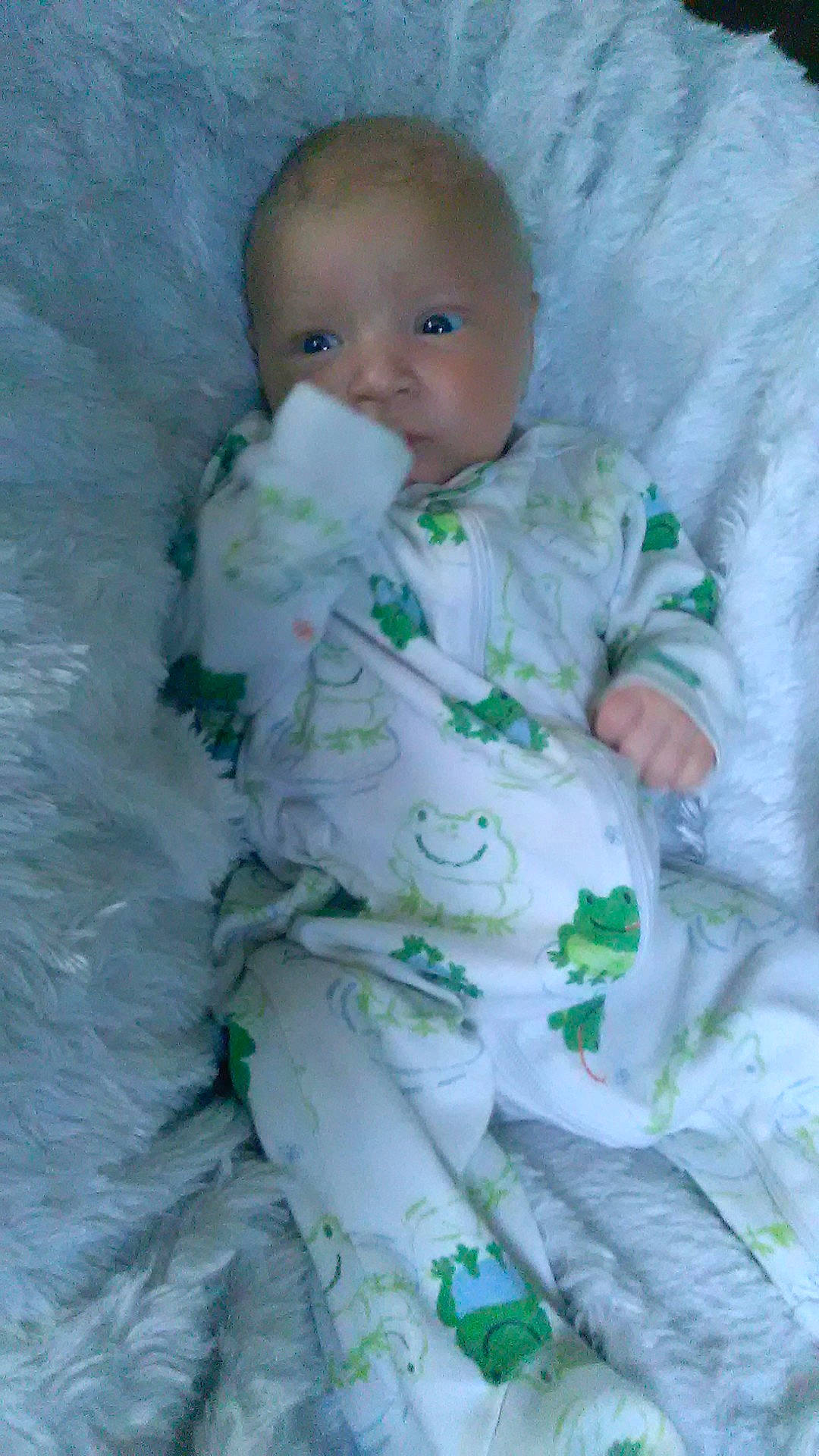 Wade is registered to the contest to win money with this photo: child, doll, dress, human_positions, infant, person, skin, toddler