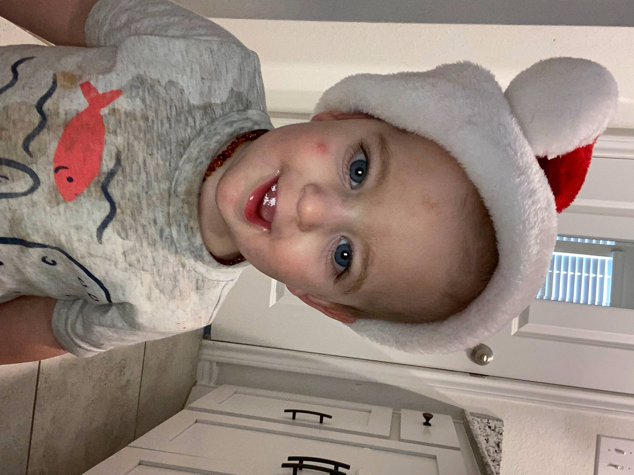 Levi joined the competition — help win amazing prizes! cheek, child, chin, eye, eyebrow, eyelash, face, forehead, fun, hat, head, human_body, jaw, lip, mouth, nose, person, room, skin, smile