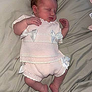 Lottie joined the competition — help win amazing prizes! baby, blanket, bows, child, cute, indoors, infant, knitted_clothing, newborn, peaceful, pink_outfit, portrait, relaxation, resting, sleep, sleeping, small_feet, small_hands, soft_fabric, toddler