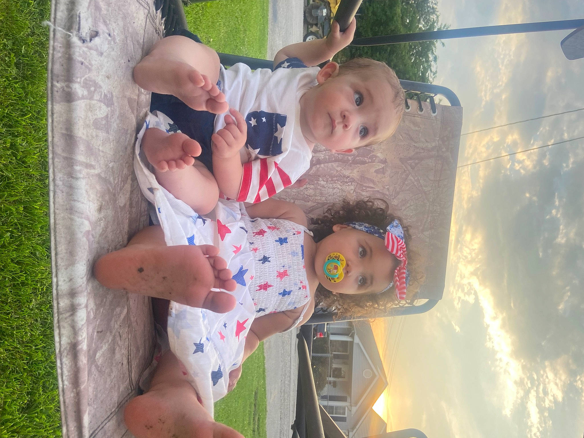 Emberlyn joined the competition — help win amazing prizes! baby, baby_products, baby_toddler_clothing, child, event, eye, fun, grass, happy, leisure, person, plant, play, recreation, shorts, sky, t_shirt, toddler, vacation