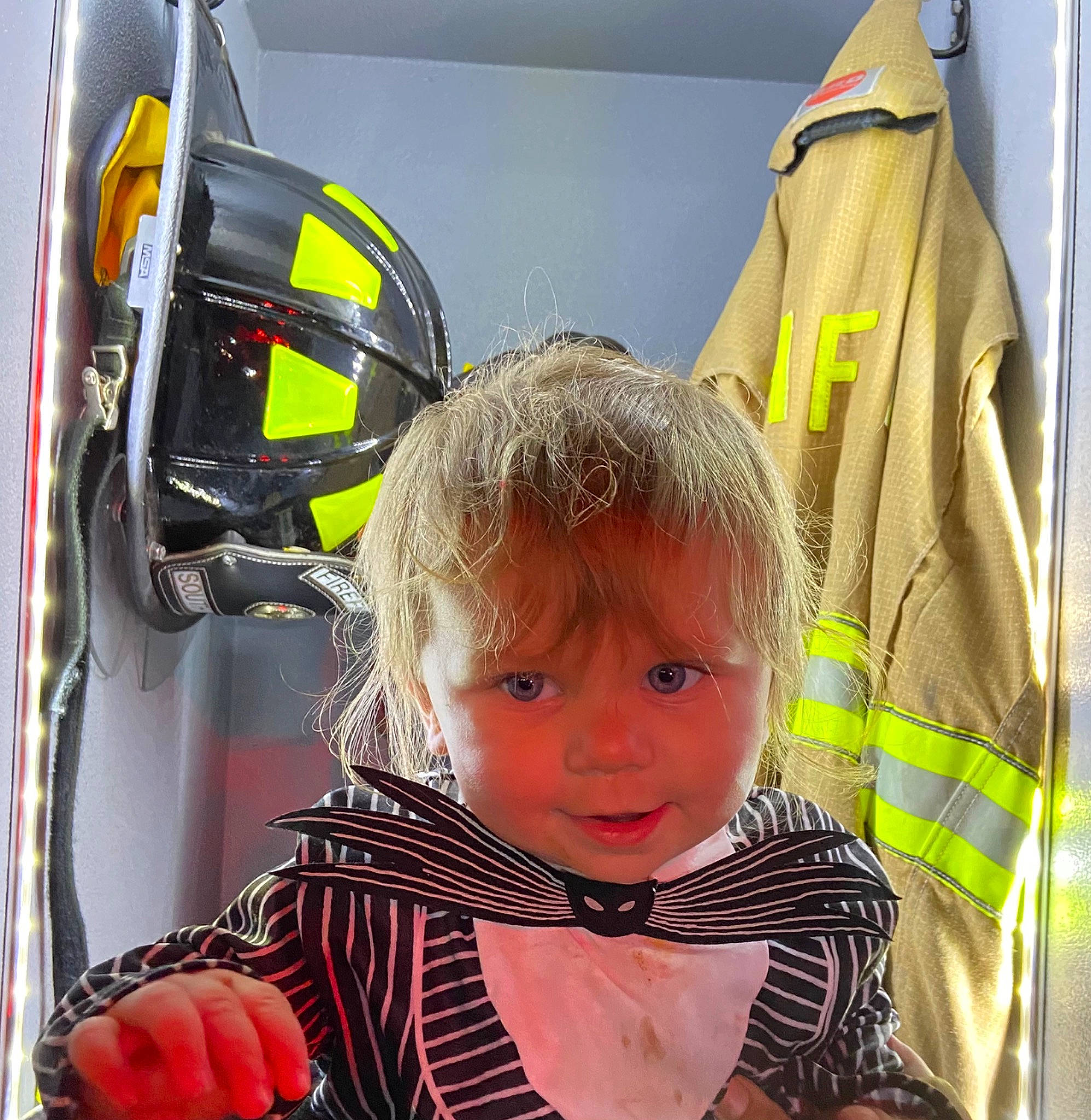 Goku joined the competition — help win amazing prizes! automotive_exterior, baby, baby_products, baby_toddler_clothing, child, event, flag, fun, happy, machine, pattern, person, personal_protective_equipment, photograph, recreation, smile, t_shirt, toddler, vehicle_door, white