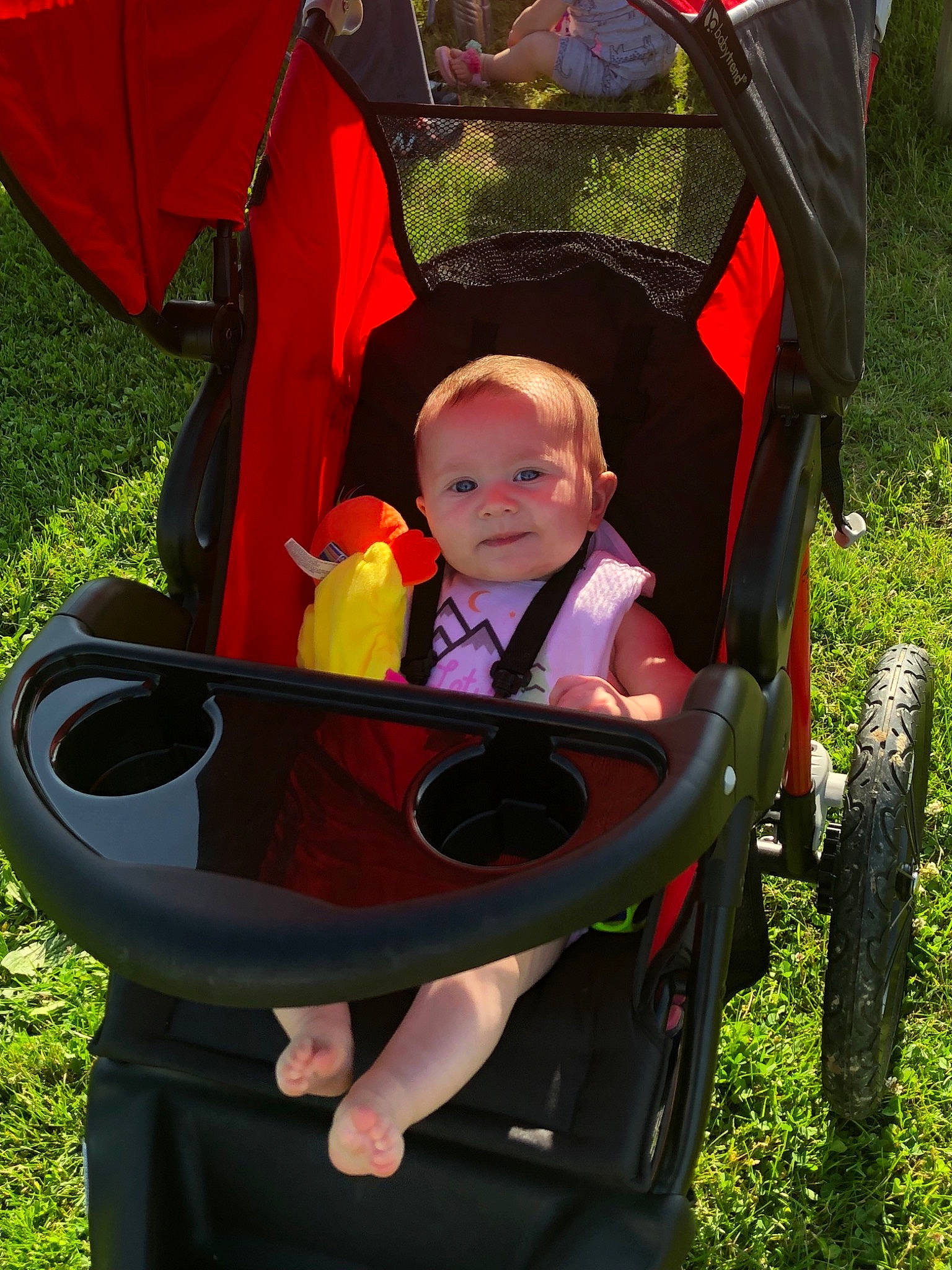 Briar joined the competition — help win amazing prizes! baby_carriage, baby_products, child, person, play, product, toddler