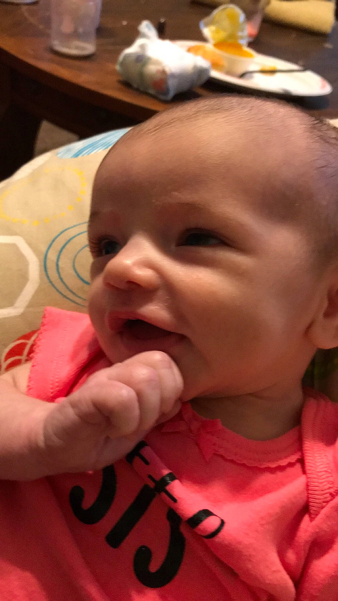 Baleigh joined the competition — help win amazing prizes! baby, cheek, child, ear, face, facial_expression, head, lip, mouth, nose, person, smile, toddler