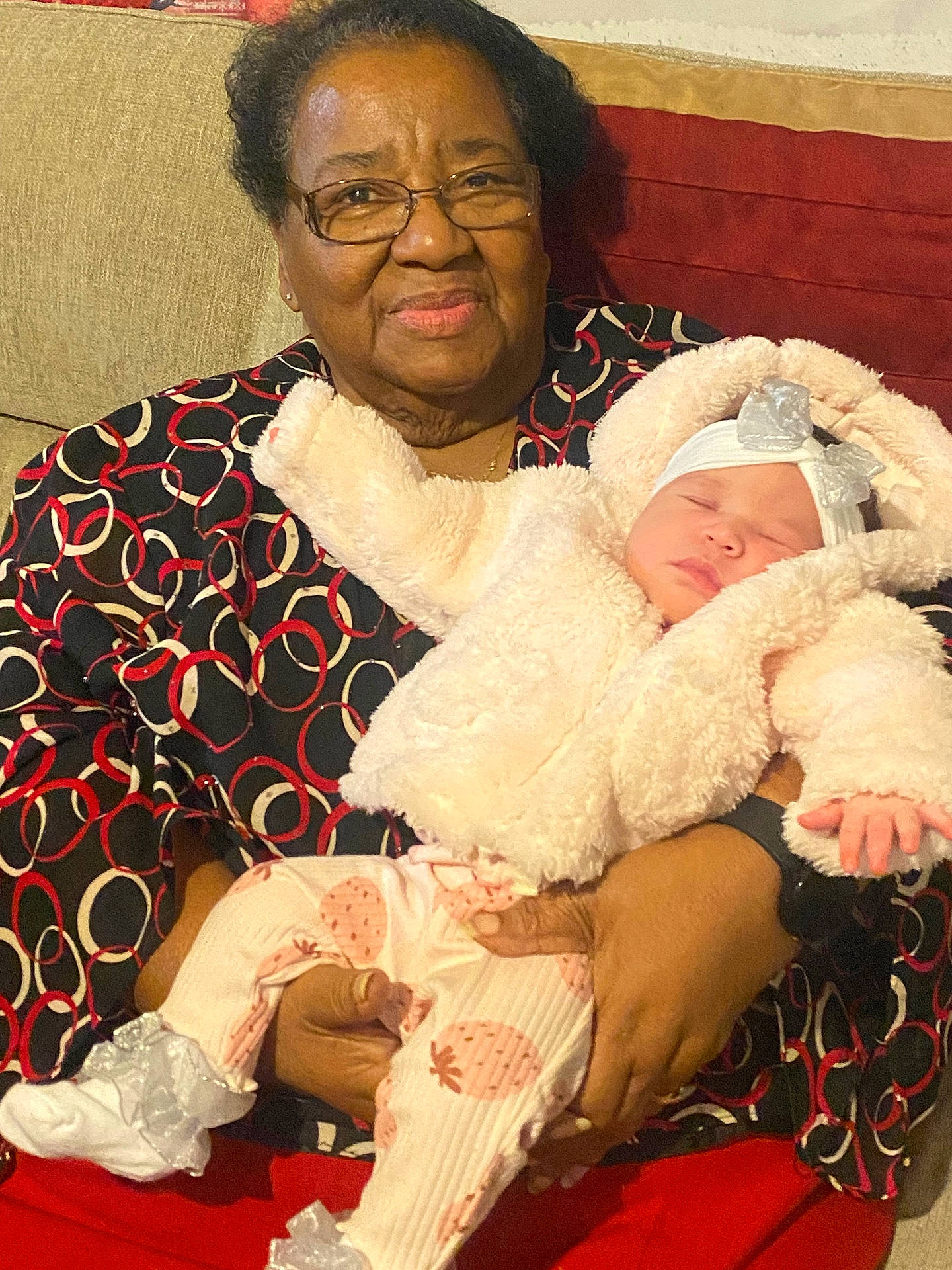 Emberly joined the competition — help win amazing prizes! accessories, adult, baby, couch, doll, earring, face, female, furniture, glasses, head, jewelry, necklace, newborn, people, person, photography, portrait, toy, woman