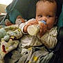 baby, blanket, bottle, child, comfort, cozy, cute, feeding, indoor, infant, milk, nursery, peaceful, rest, seated, sleepwear, soft, stroller, toddler, warm