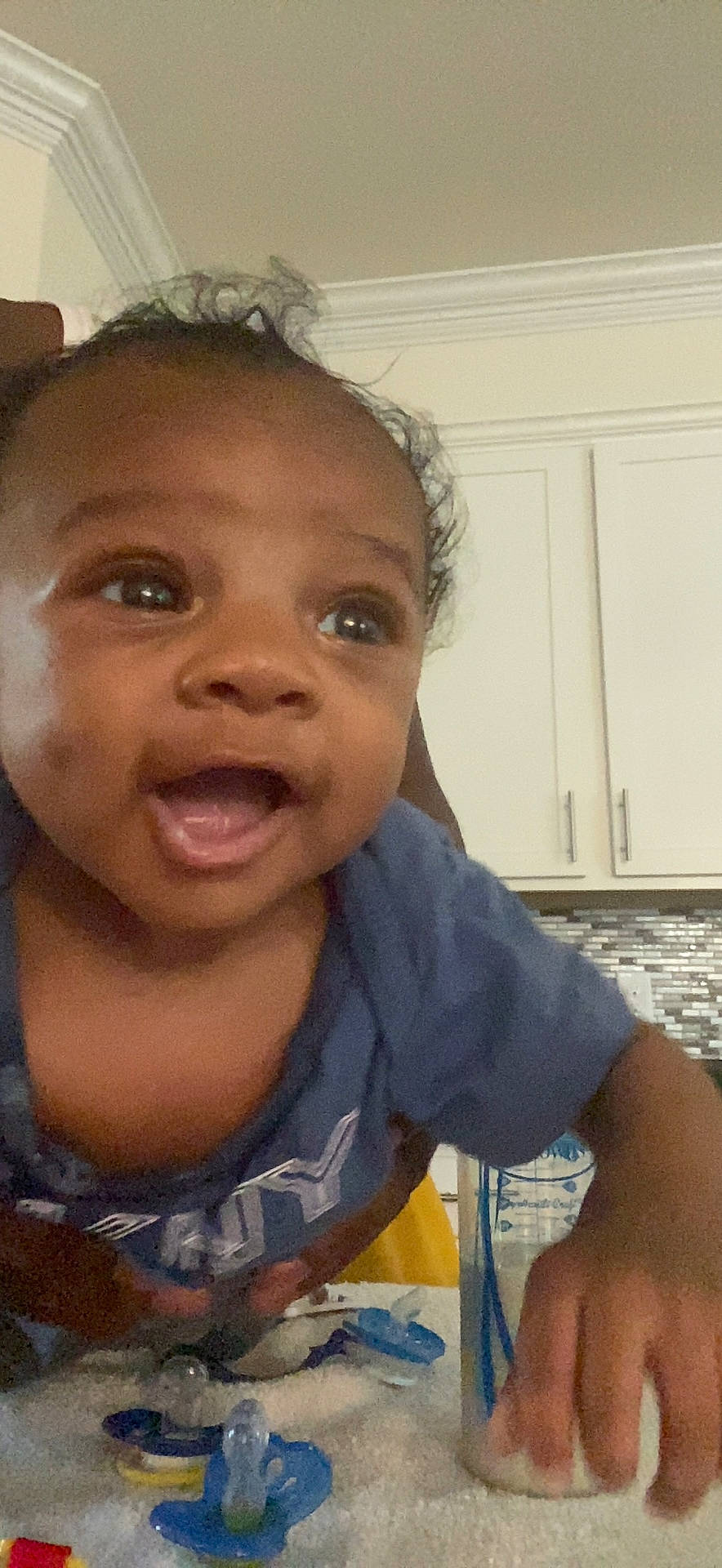 Cassius joined the competition — help win amazing prizes! cheek, chin, ear, eyebrow, eyelash, finger, forehead, fun, gesture, hair, happy, iris, jaw, lip, mouth, nose, person, skin, smile, toddler