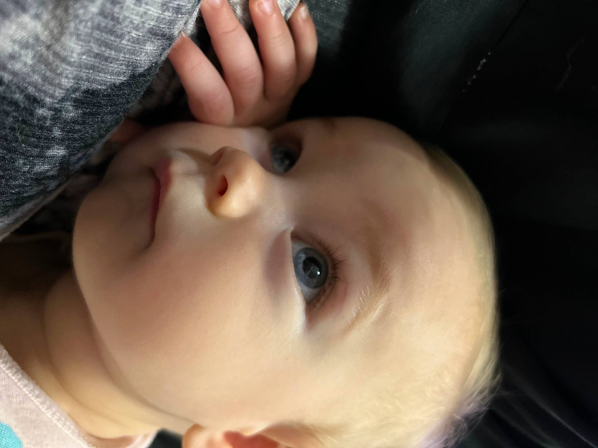 Cynthia is registered to the contest to win money with this photo: baby, beauty, black_hair, cheek, ear, eye, eyebrow, eyelash, finger, flash_photography, forehead, gesture, hand, head, iris, lip, mouth, nose, person, skin