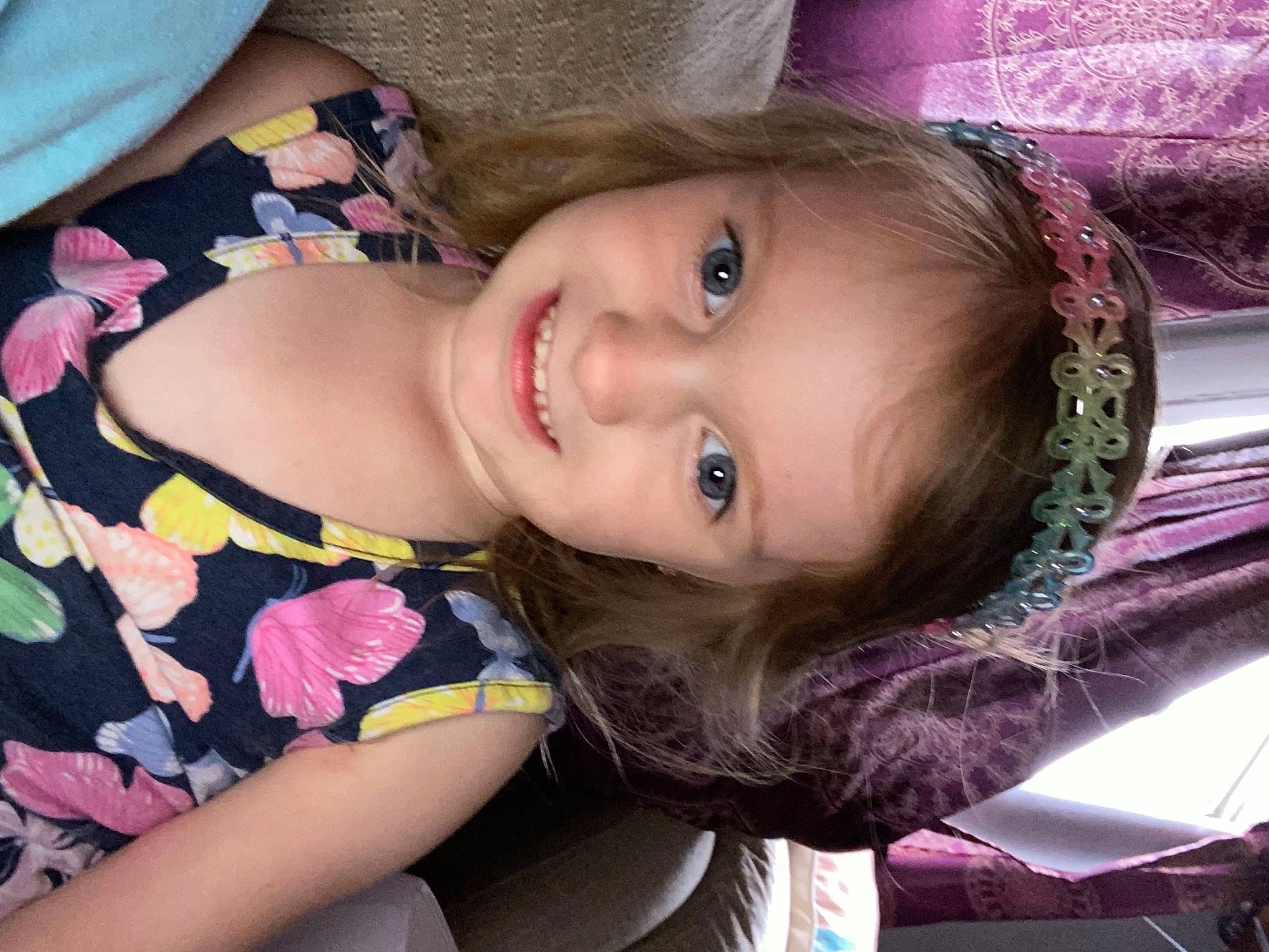 Scarlette joined the competition — help win amazing prizes! cheek, dress, eye, eyebrow, eyelash, face, facial_expression, hairstyle, happy, head, human, iris, joy, lip, mouth, neck, nose, organ, person, pink