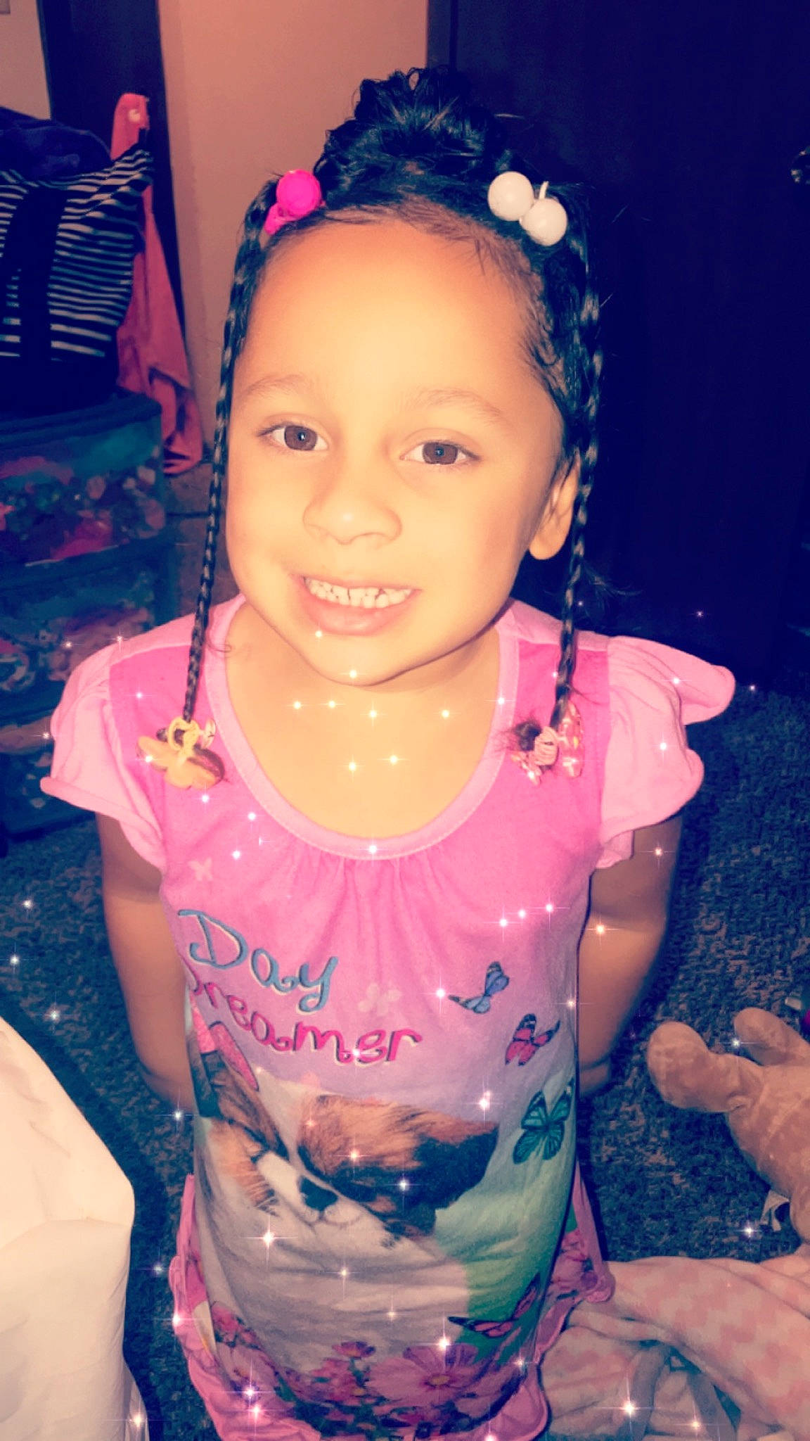 Zakariahh joined the competition — help win amazing prizes! cheek, child, cool, ear, face, forehead, fun, hair, hair_accessory, hairstyle, happy, head, headband, headgear, headpiece, joy, party, person, pink, skin