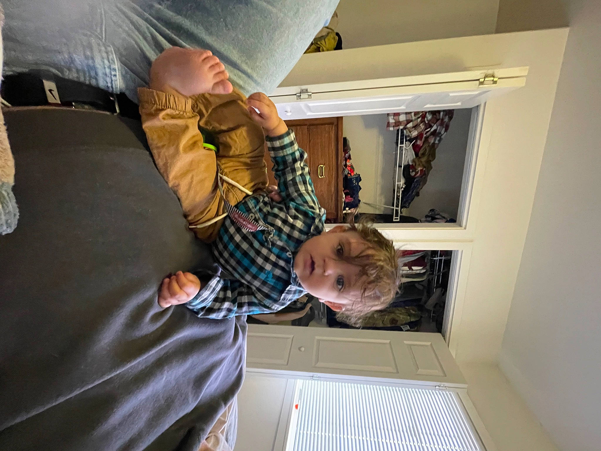 Andre joined the competition — help win amazing prizes! baby, baby_toddler_clothing, ceiling, child, comfort, flooring, fun, gesture, person, room, sitting, toddler, wood