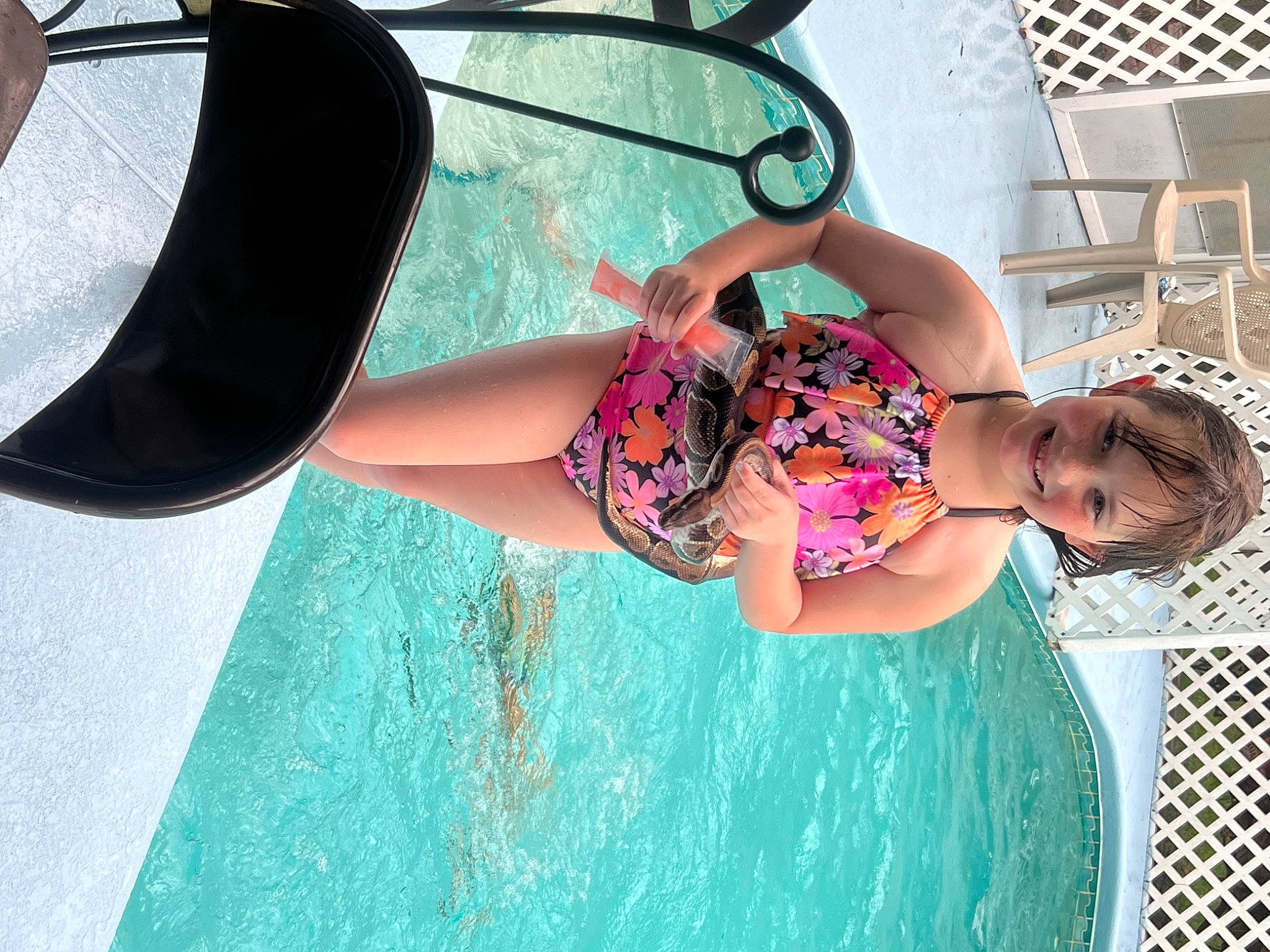 Sophiya joined the competition — help win amazing prizes! baby, bumper, child, cool, eyewear, fun, happy, human_leg, joy, leisure, magenta, person, personal_protective_equipment, pink, recreation, smile, swimming_pool, thigh, toddler, vehicle_door